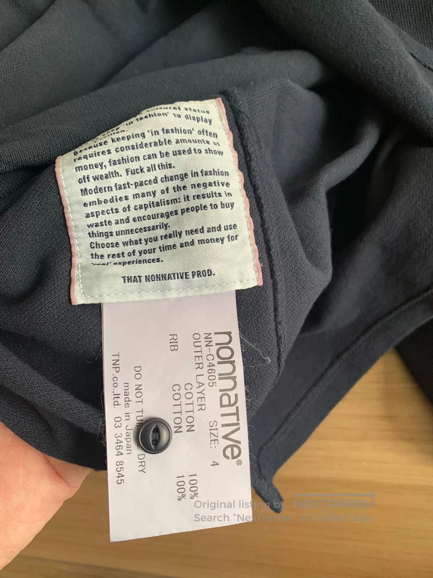 Nonnative nonnative officer long sleeve polo shirt. Size US L / EU 52-54 / 3 - 5 Thumbnail