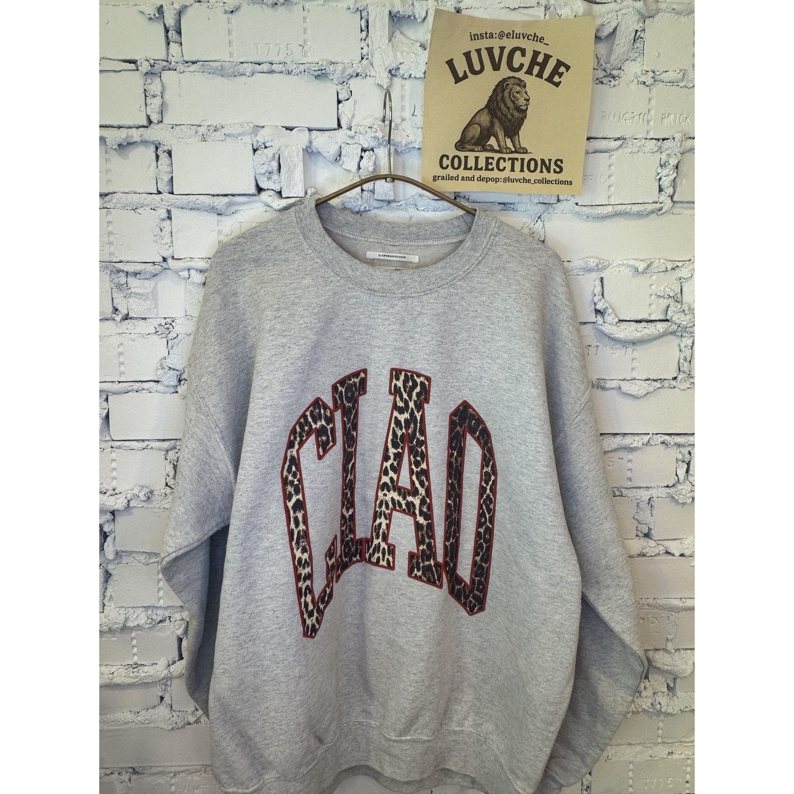 Anthropologie Anthropologie Womens S Ciao Leopard Print Sweatshirt Size S / US 4 / IT 40 - 1 Thumbnail