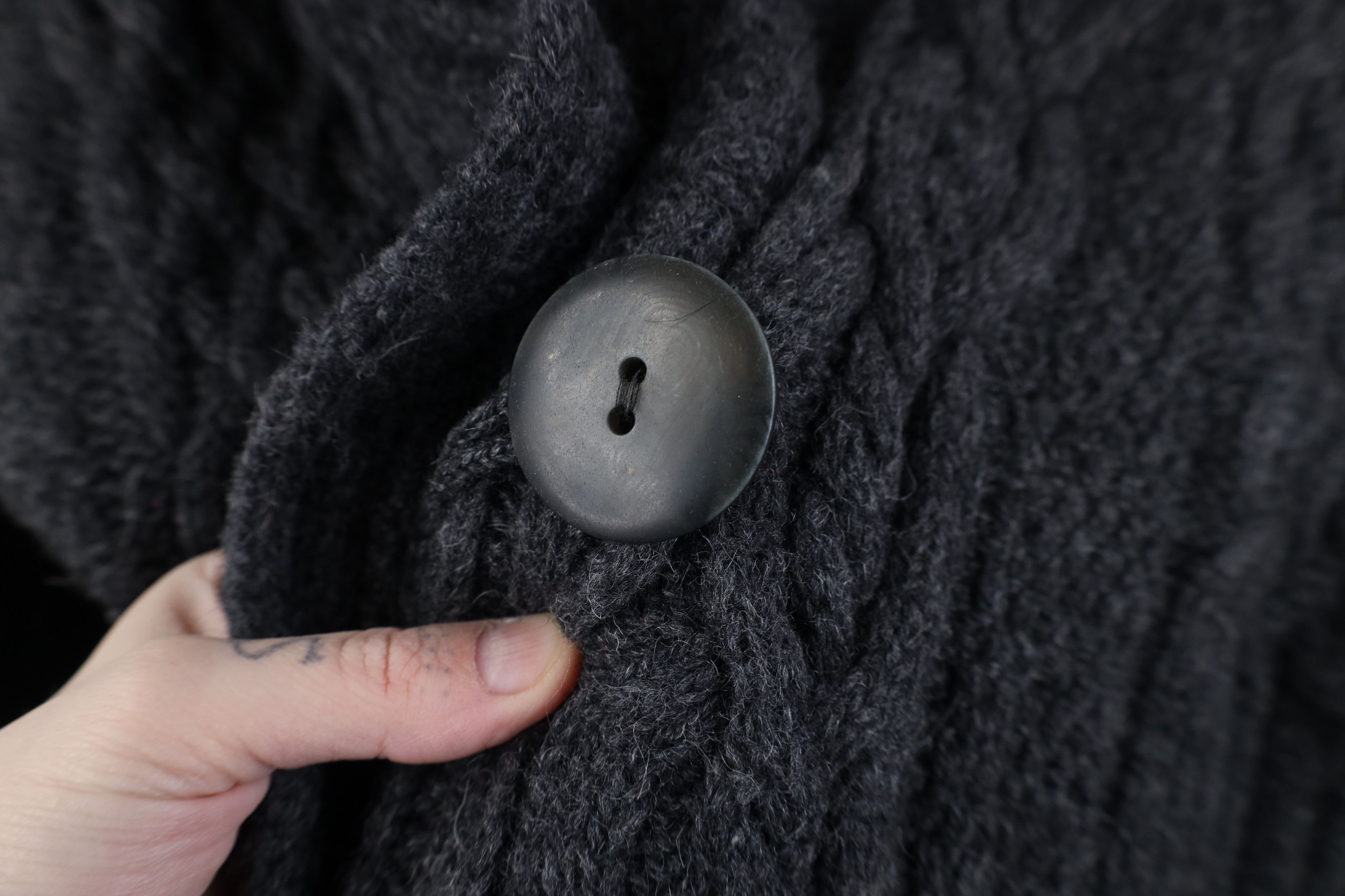 Vintage Vintage 90s Streetwear Fisherman Cable Knit Cardigan Sweater Size M / US 6-8 / IT 42-44 - 4 Thumbnail