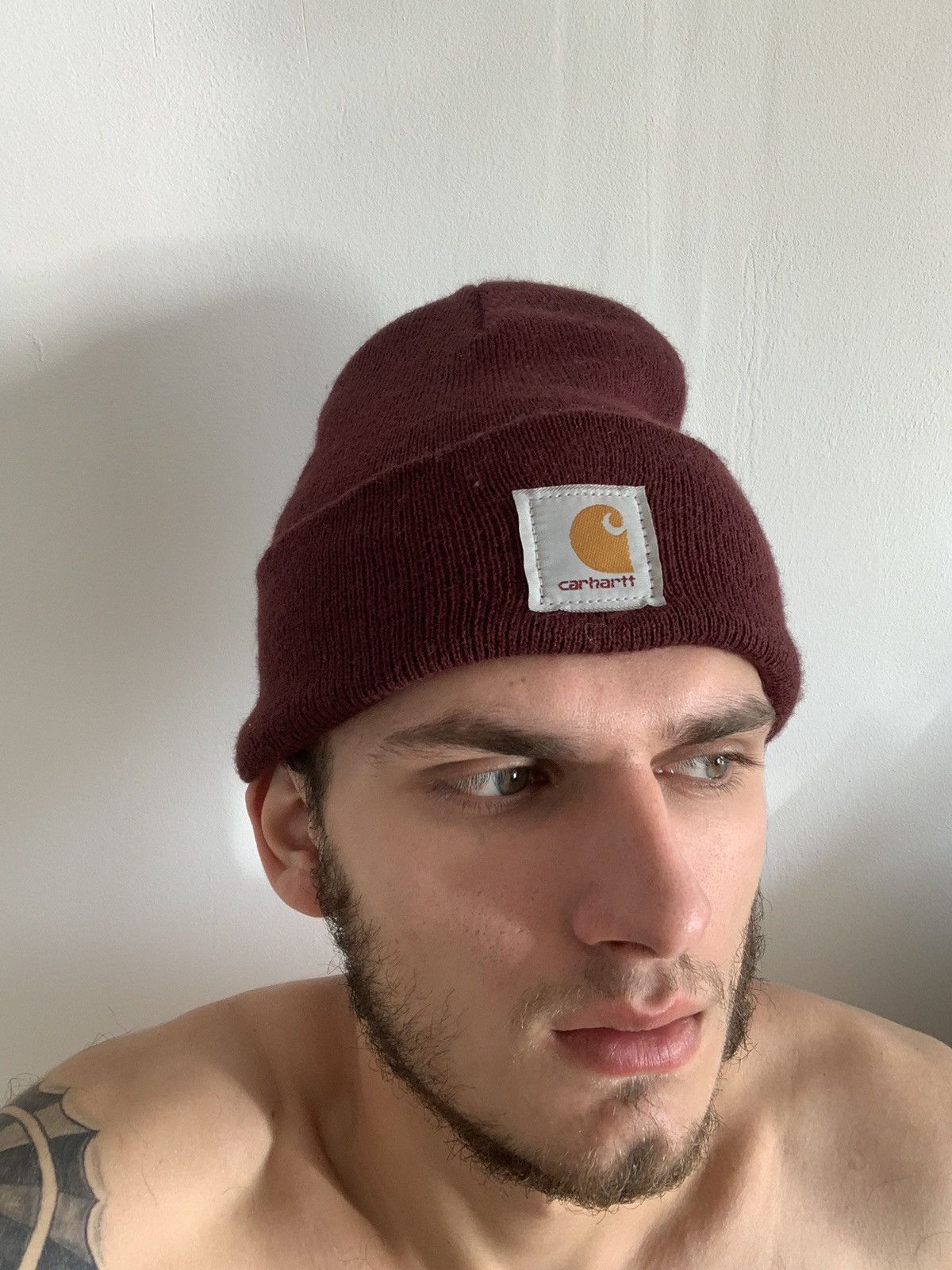 Carhartt × Vintage Carhartt Beanie Hat Size ONE SIZE - 1 Thumbnail