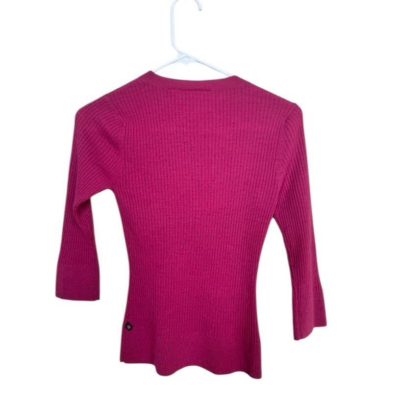 Polo Ralph Lauren Polo Jeans Co. Pink Henley Sweater M Size M / US 6-8 / IT 42-44 - 4 Thumbnail