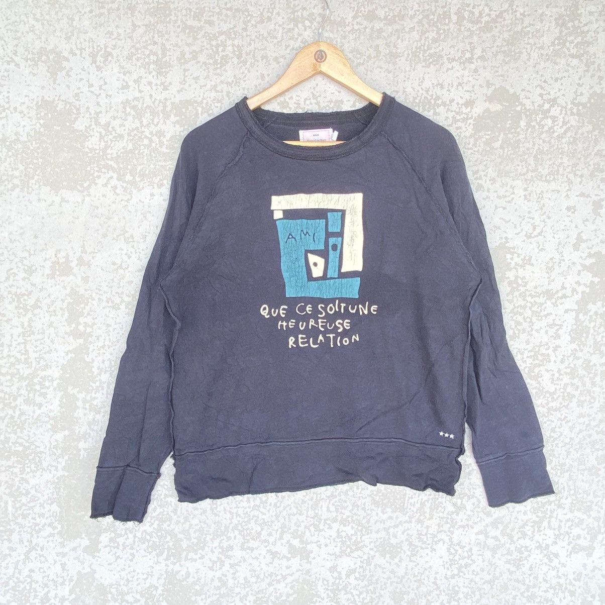 Other Vintage Shape of my heart Printed Crewneck Sweatshirt Black Size US M / EU 48-50 / 2 - 1 Thumbnail