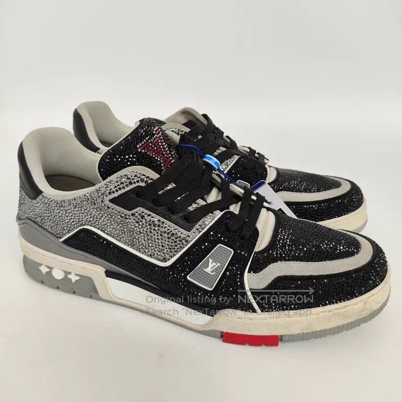 Louis Vuitton Louis Vuitton Full diamond black cement rhinestone casual Size US 9 / EU 42 - 2 Thumbnail