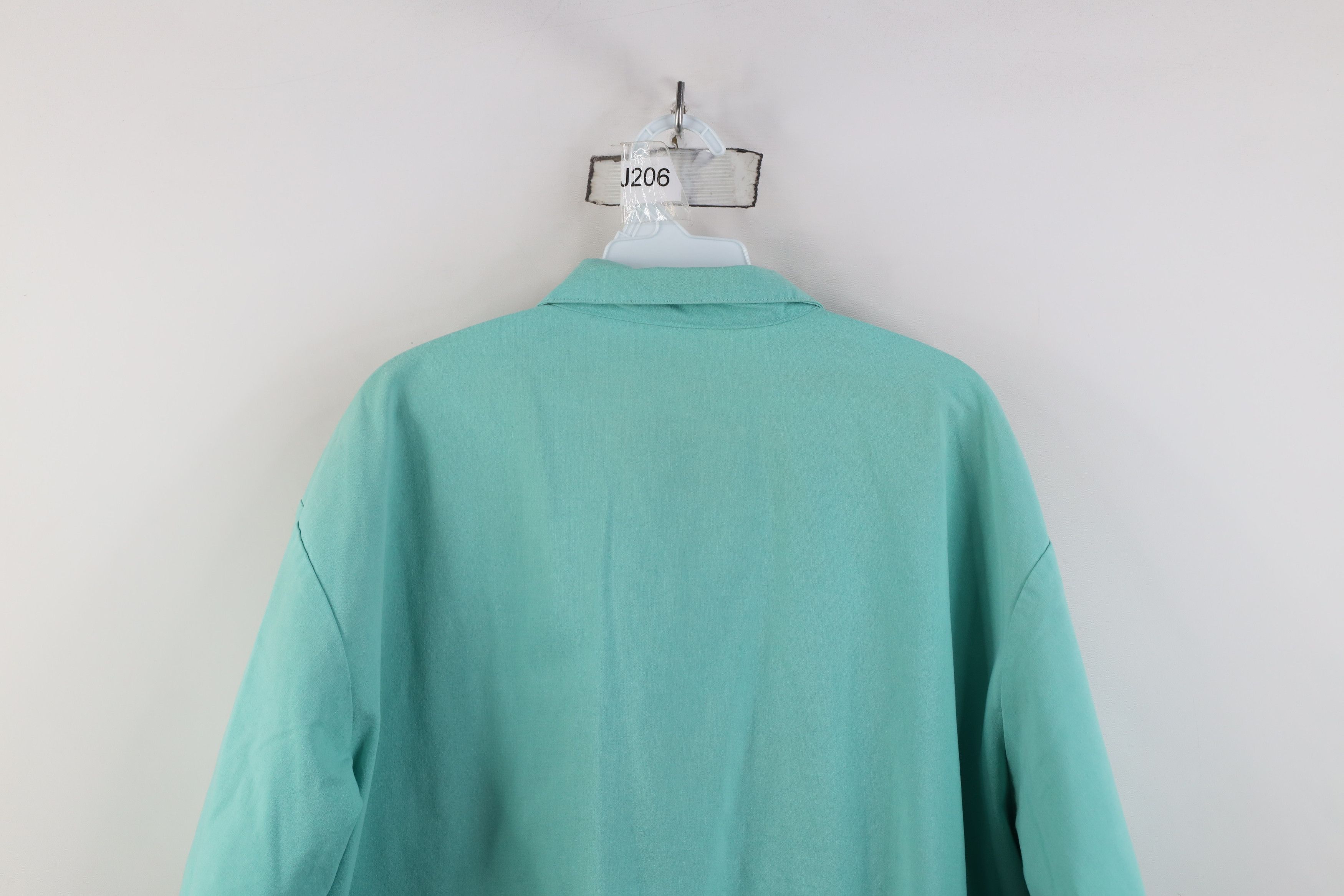 Vintage Vintage 90s Streetwear Short Sleeve Full Zip Shirt Jacket Size US XXL / EU 58 / 5 - 13 Thumbnail