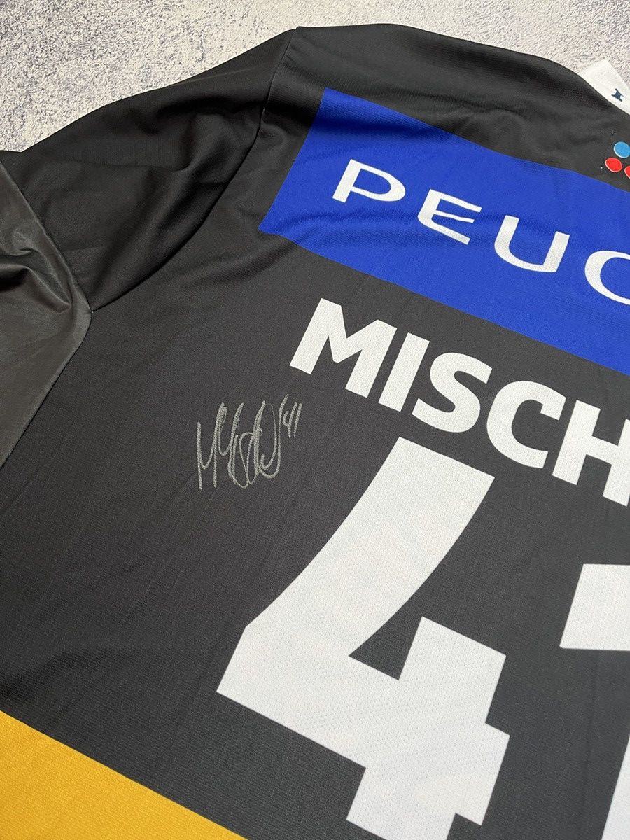 NHL SC Bern Ice Hockey Jersey #41 Mischler NHL CCM Signed Rare Size US XXL / EU 58 / 5 - 7 Thumbnail