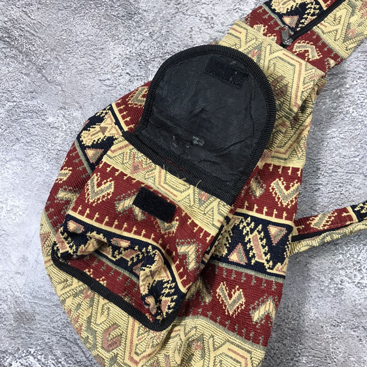 Vintage Vintage Y2K Japanese Crossbody Bag Archive Burgundy Boxy OS Size ONE SIZE - 5 Thumbnail