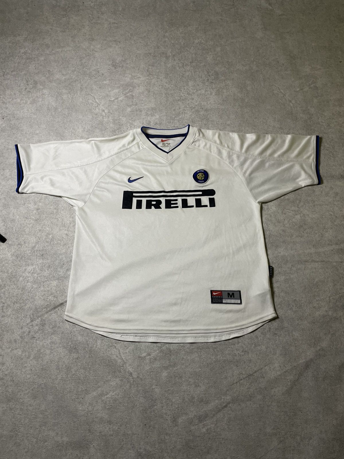 Nike Inter Milan 1999/00 Away Football Shirt Top Kit Jersey Size US M / EU 48-50 / 2 - 17 Thumbnail