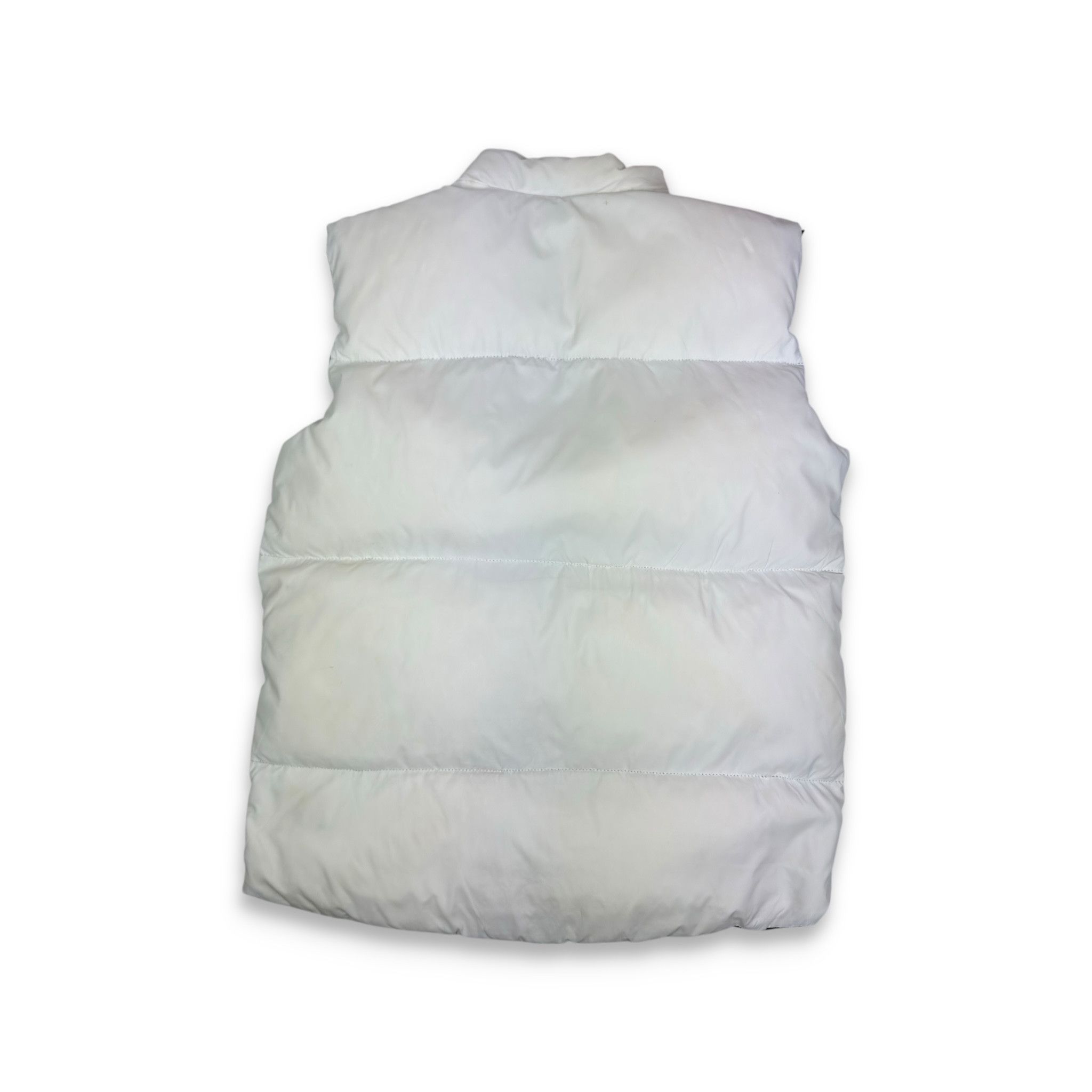 Napapijri Napapijri Men White Blue Reversible Full Zip Gilet Down Vest Size US S / EU 44-46 / 1 - 4 Thumbnail