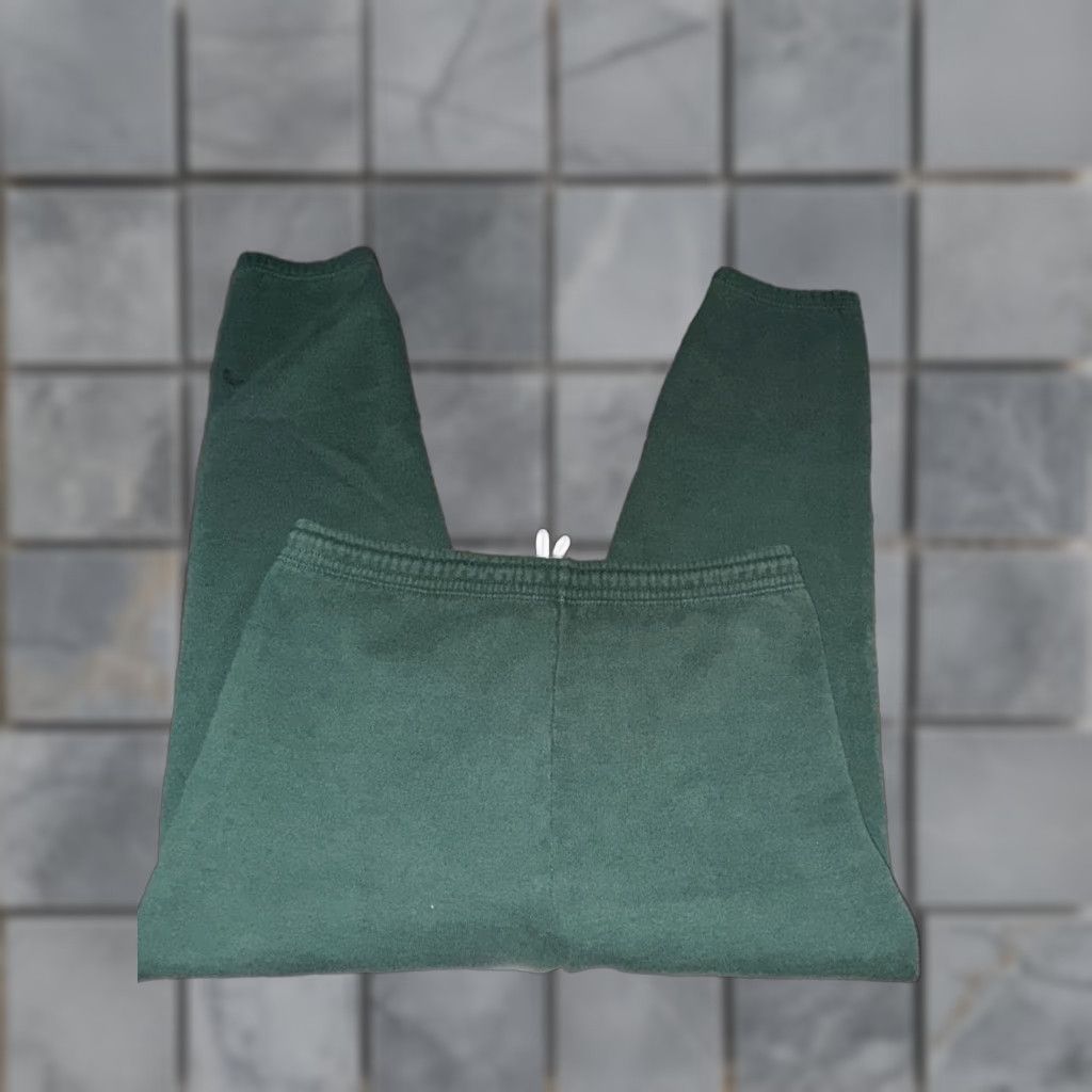 ESPIRIT VINTAGE Pro Spirit Sweatpants Men's Green 50/50 No Pockets USA 32x30 Regular Size US 29 - 1 Thumbnail