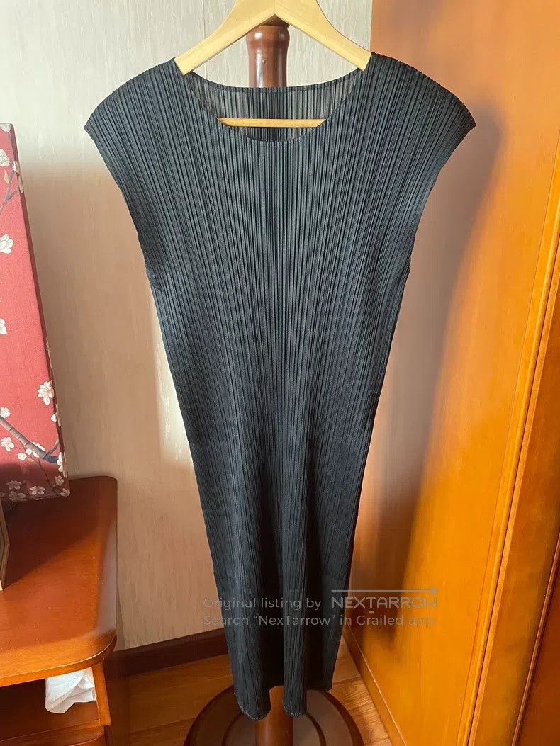 Issey Miyake Issey Miyake Pleated Dress Size XL / US 12-14 / IT 48-50 - 3 Thumbnail