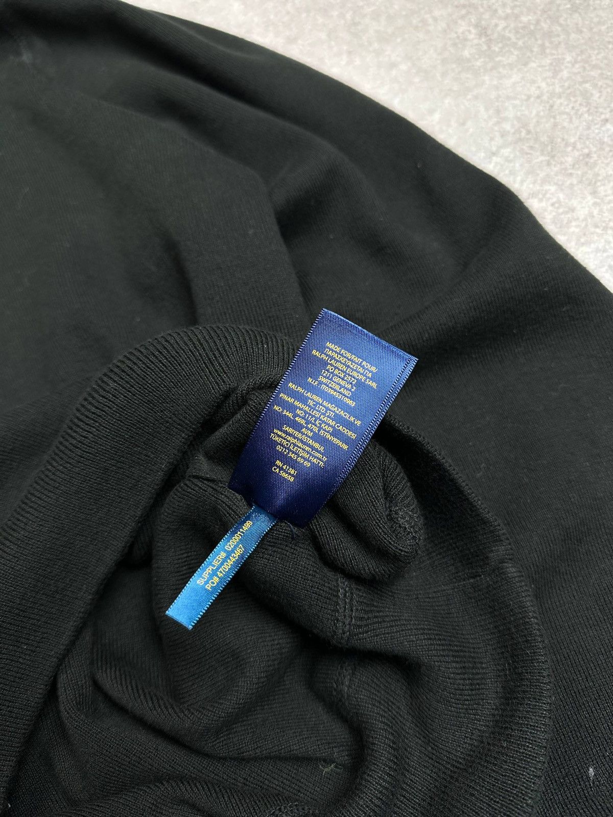 Polo Ralph Lauren Vintage Polo Ralph Lauren RRL Black Sweatshirt XL Size US XL / EU 56 / 4 - 5 Thumbnail