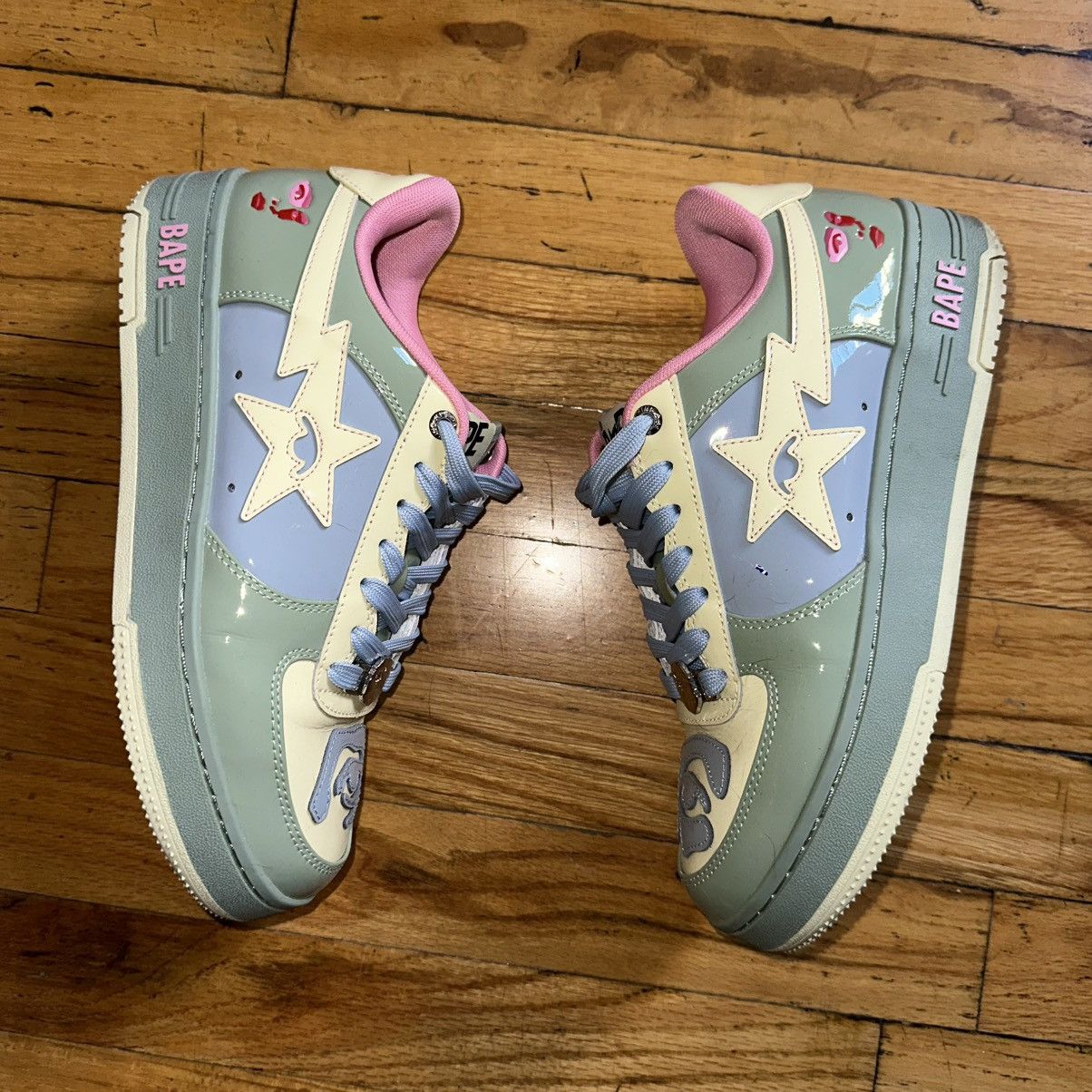 Bape Kidsuper x bapesta sneakers w box Size US 7 / EU 40 - 6 Thumbnail