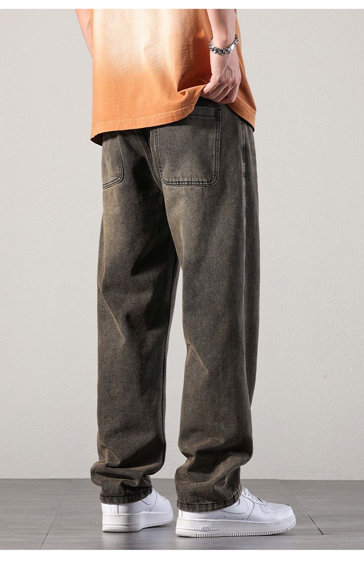 Japanese Brand × Jean Fashion and versatile washed distressed loose straight jeans Size US 32 / EU 48 - 4 Thumbnail