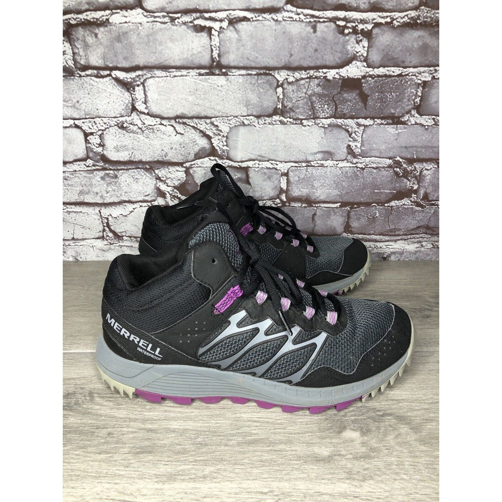 Merrell Merrell Wildwood Mid Waterproof Trail Running Hiking Shoes W Size US 9.5 / IT 39.5 - 20 Thumbnail