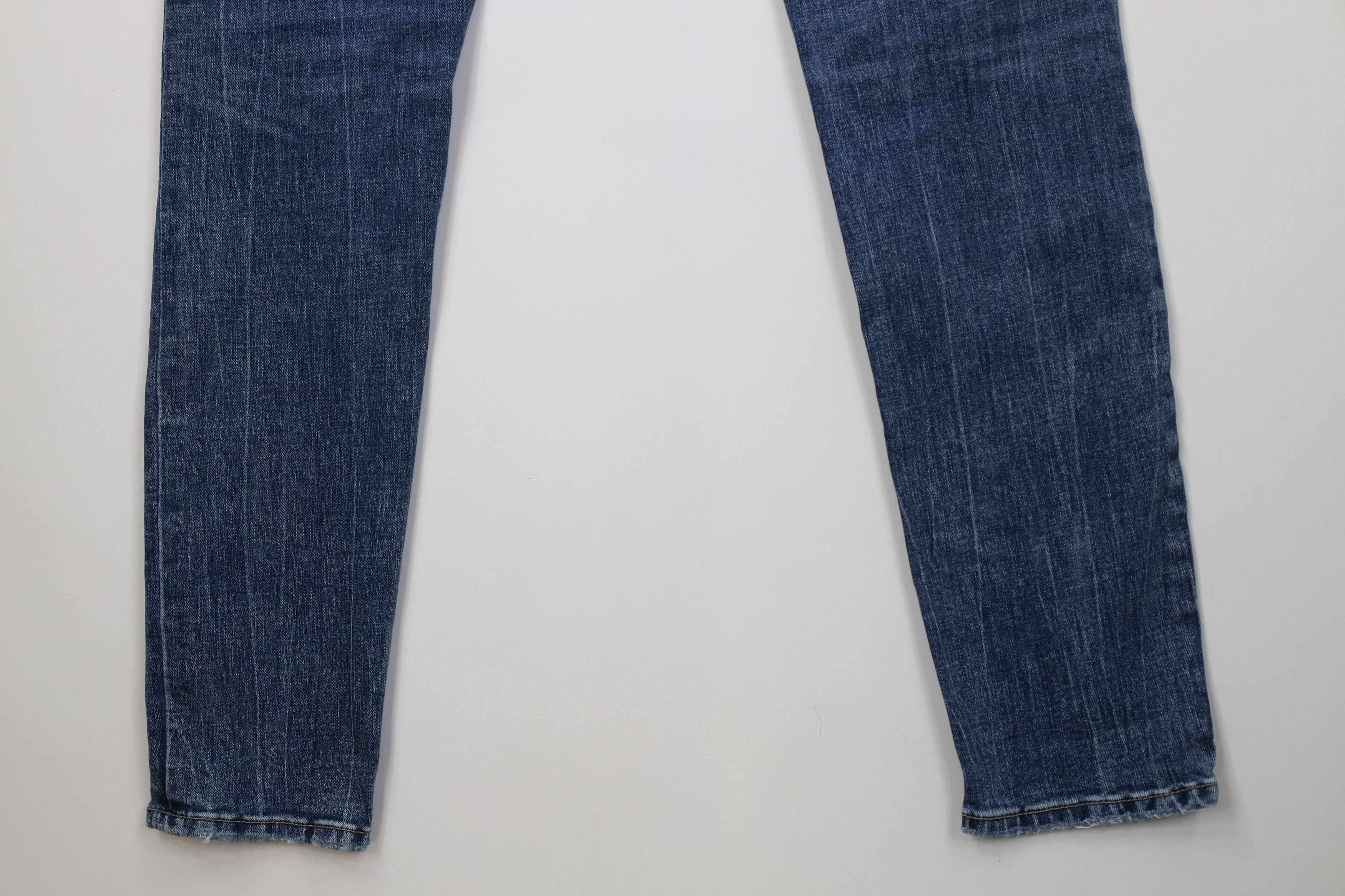 Vintage Buckle BKE Stella Slim Fit Low Rise Skinny Leg Jeans Blue Size 33" - 13 Thumbnail