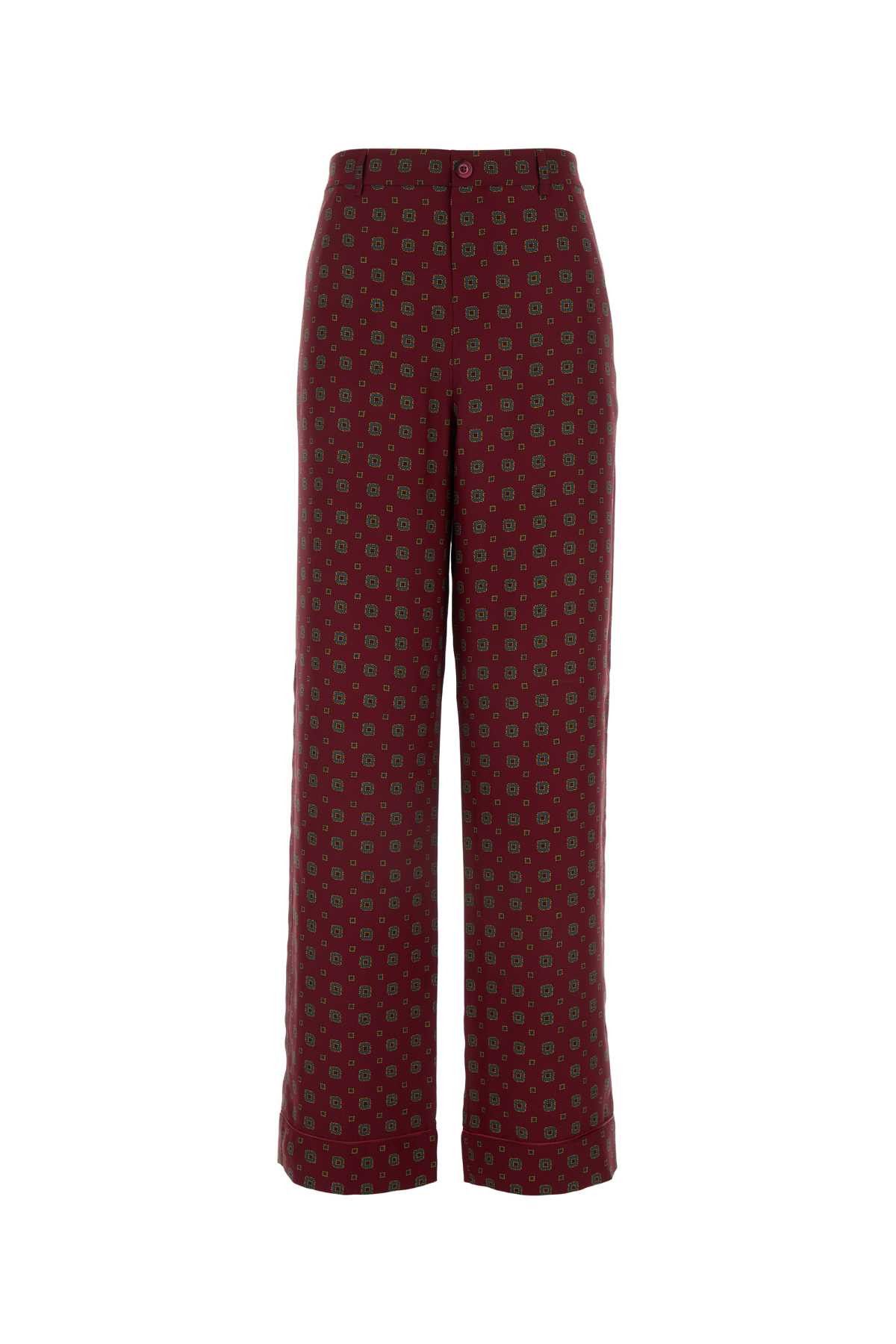 Moschino Printed Silk Pant Size 28" / US 6 / IT 42 - 1 Thumbnail