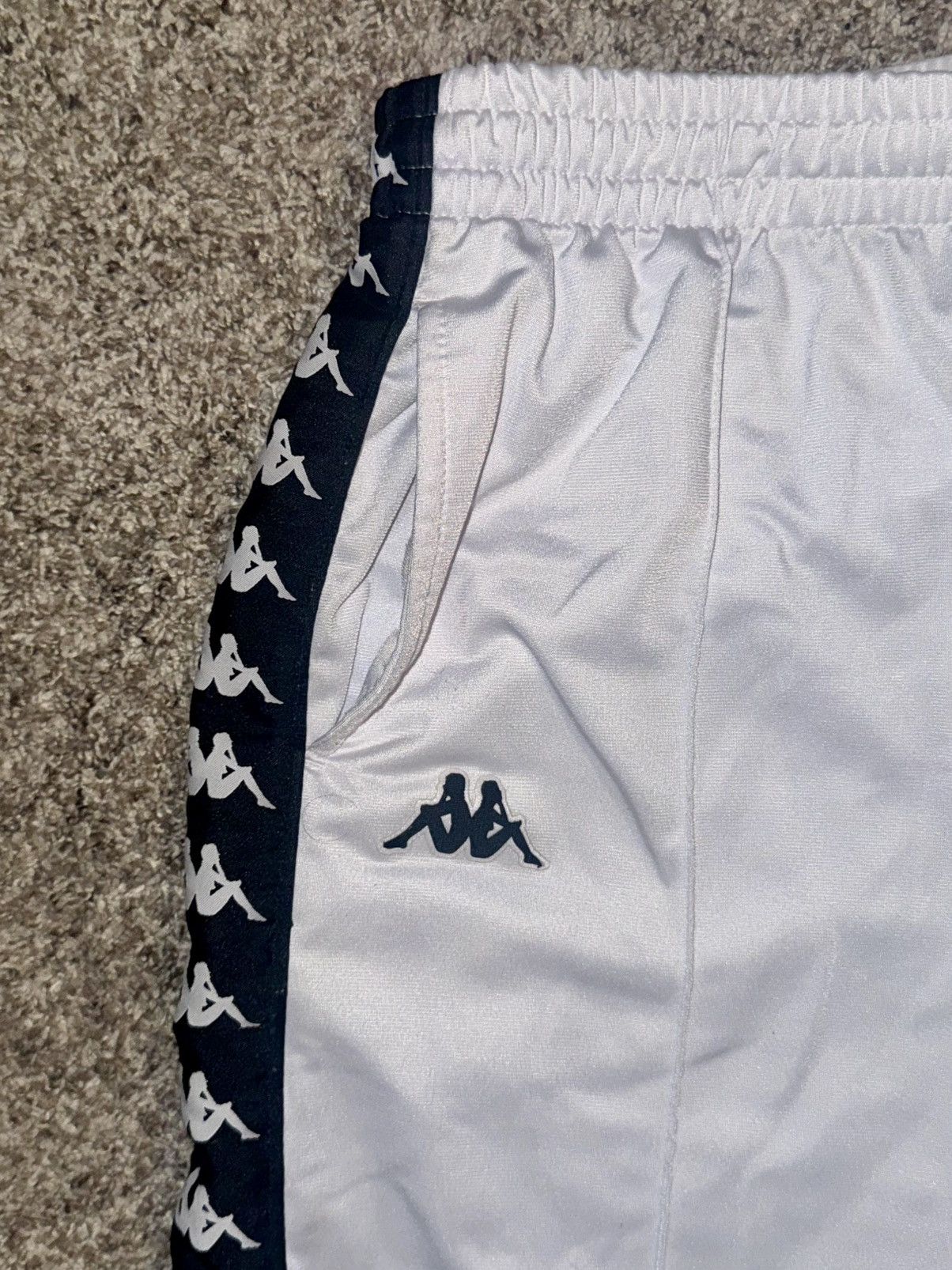 Kappa White Kappa Track Pants Size US 30 / EU 46 - 2 Thumbnail