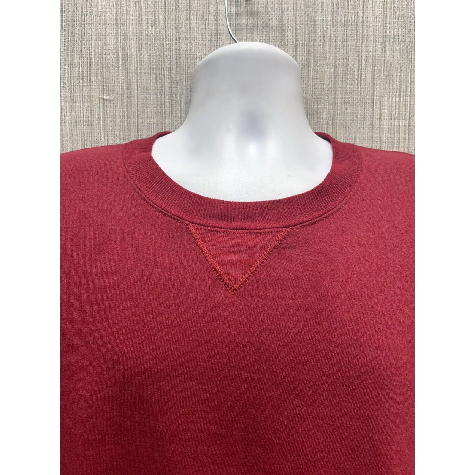 Russell Athletic Vintage 1990s Russell Athletic Burgundy 50/50 Made in USA Mens Large Sweatshirt Size US XL / EU 56 / 4 - 2 Thumbnail
