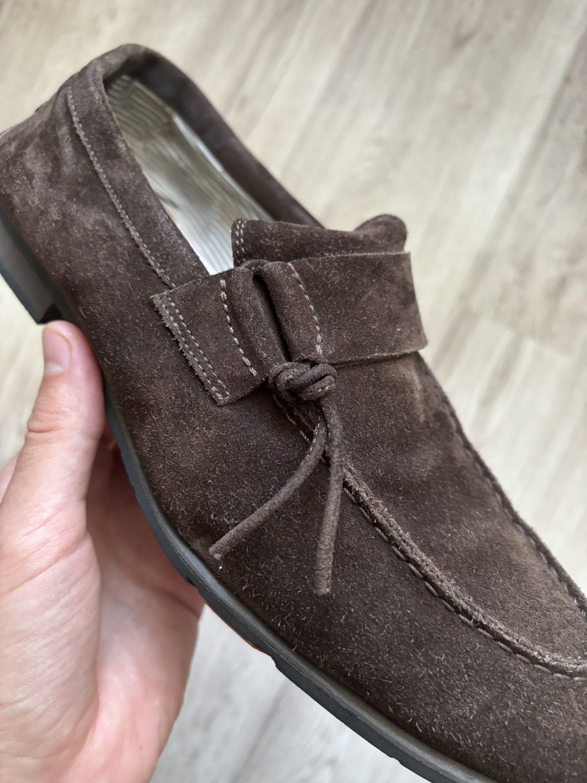 Kiton Kiton Suede Loafers UK 8.5 / EU 43 – Made in Italy Handmade Size US 9.5 / EU 42-43 - 7 Thumbnail