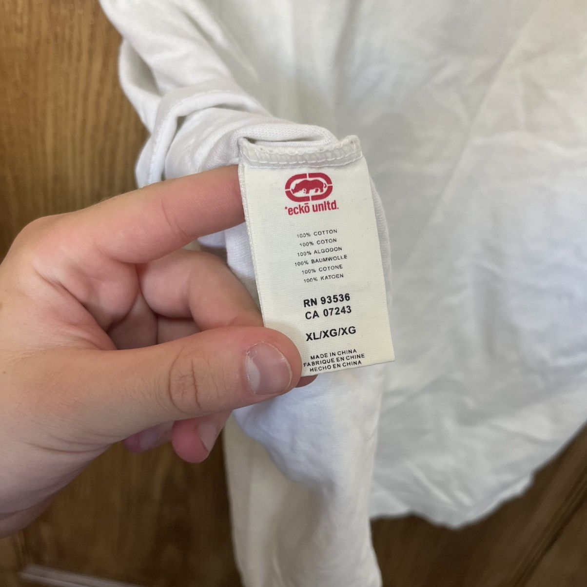 Ecko Unltd. Vintage Ecko Unltd T-Shirt Big Logo Baggy Y2K Avantgarde 90s Size US XL / EU 56 / 4 - 11 Thumbnail