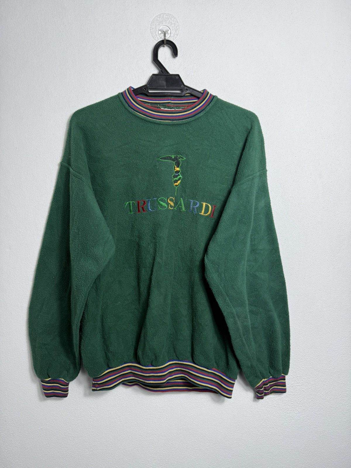 Trussardi Vintage Italian Trussardi Green Made in Italy Size US M / EU 48-50 / 2 - 1 Thumbnail