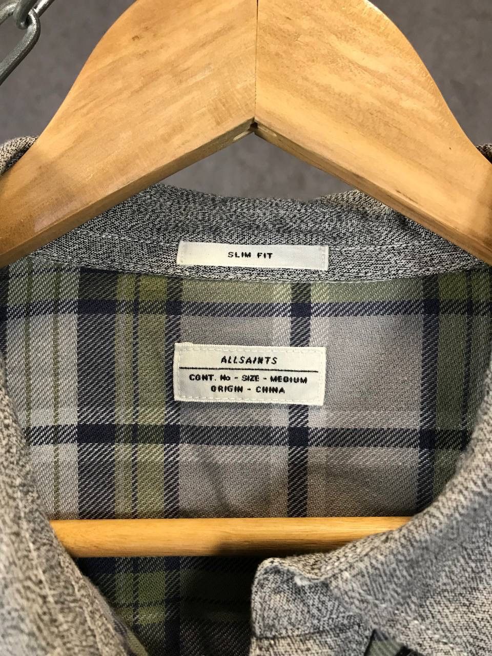 Allsaints Allsaints flannel multicolor shirt Size US M / EU 48-50 / 2 - 4 Thumbnail