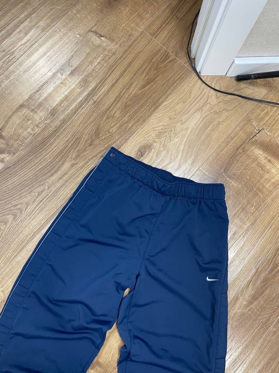Nike Vintage Nike Y2K Style Blue Drill Side Buttons Sweatpants Size US 30 / EU 46 - 5 Thumbnail