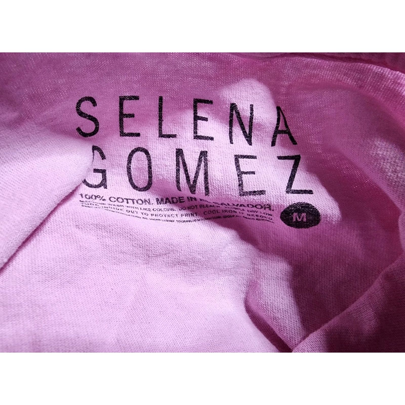 Vintage Womens M Selena Gomez Flowers Portrait T Shirt Pop Music Size M / US 6-8 / IT 42-44 - 5 Thumbnail