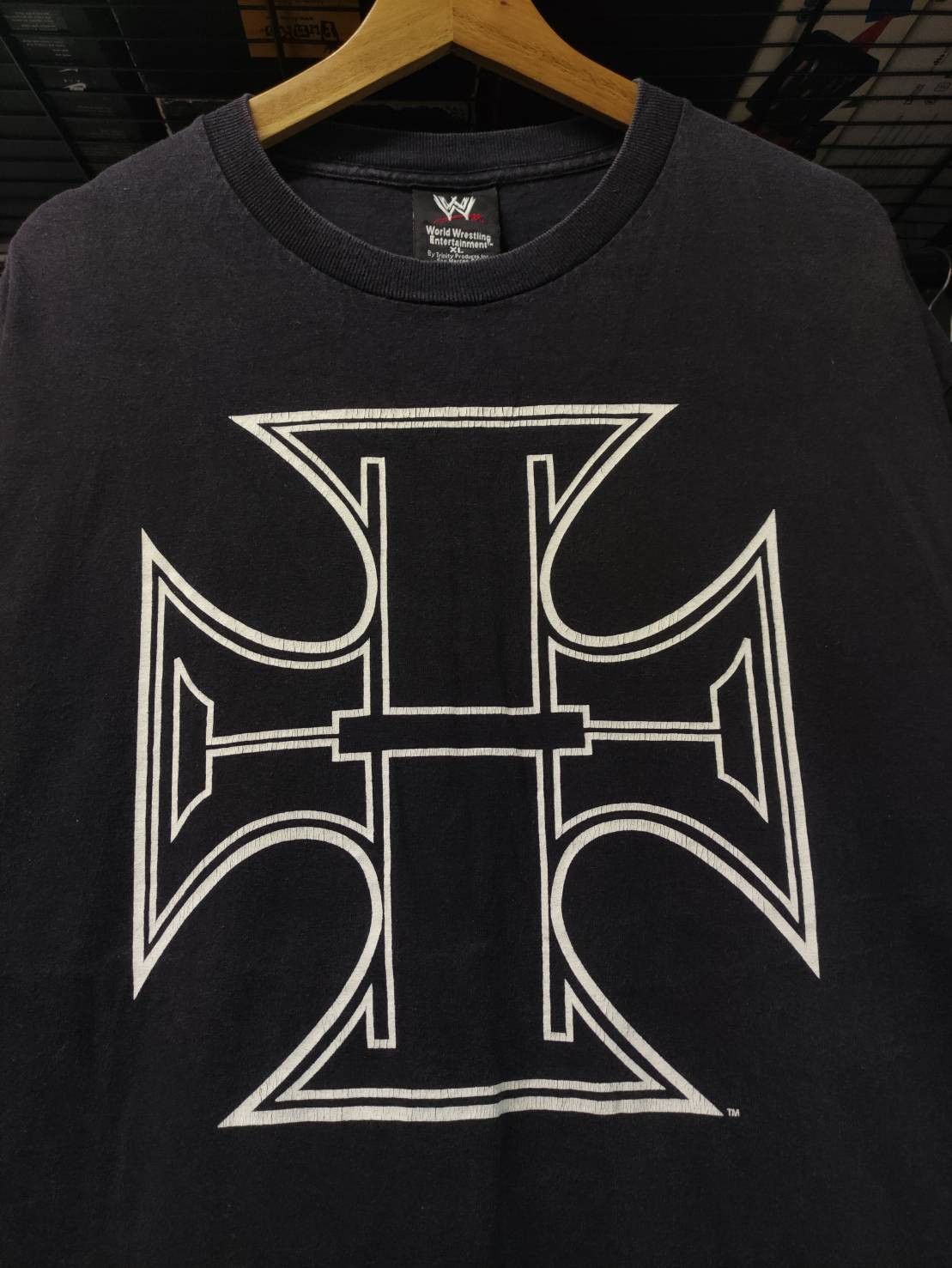 Vintage Vtg 00's Triple H " No Hype Necessary " Wrestle Mania Promo Size US XL / EU 56 / 4 - 1 Thumbnail