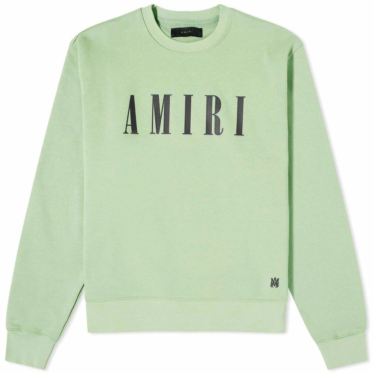 Amiri o1mle0326 Amiri Core Logo Crewneck Sweater in Mineral Green Size US M / EU 48-50 / 2 - 1 Thumbnail