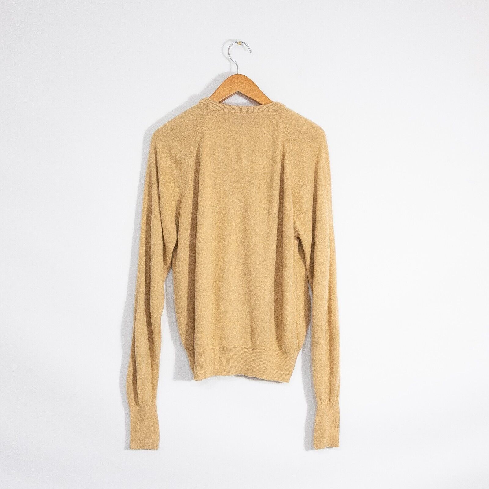 Vintage Vintage Par Four V-Neck Acrylic Sweater Mens Large - Beige Size US L / EU 52-54 / 3 - 5 Thumbnail