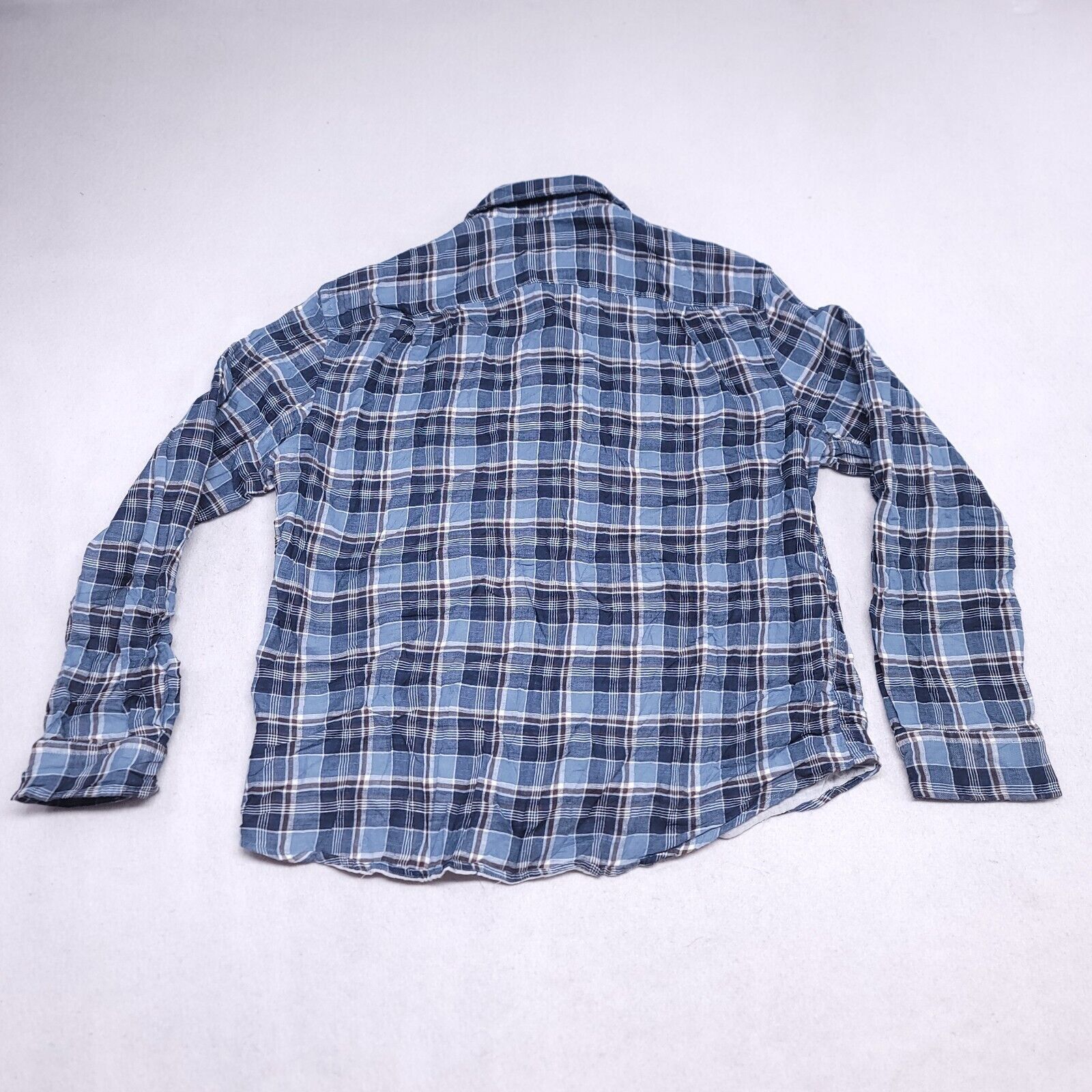 Sonoma Sonoma Madras Flannel Shirt Mens Size Extra Large XL Blue Size US XL / EU 56 / 4 - 10 Thumbnail