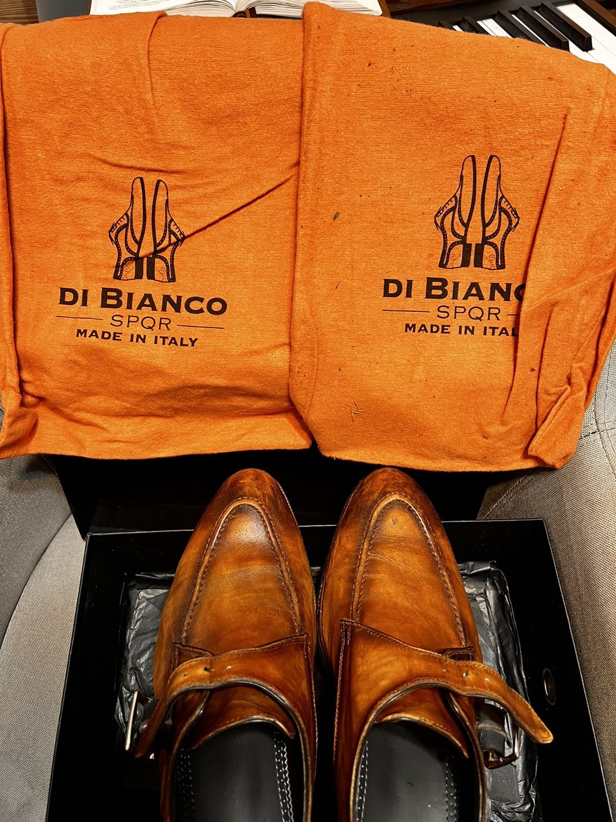 Di Bianco di Biaco Dress Shoes Size US 8.5 / EU 41-42 - 6 Thumbnail