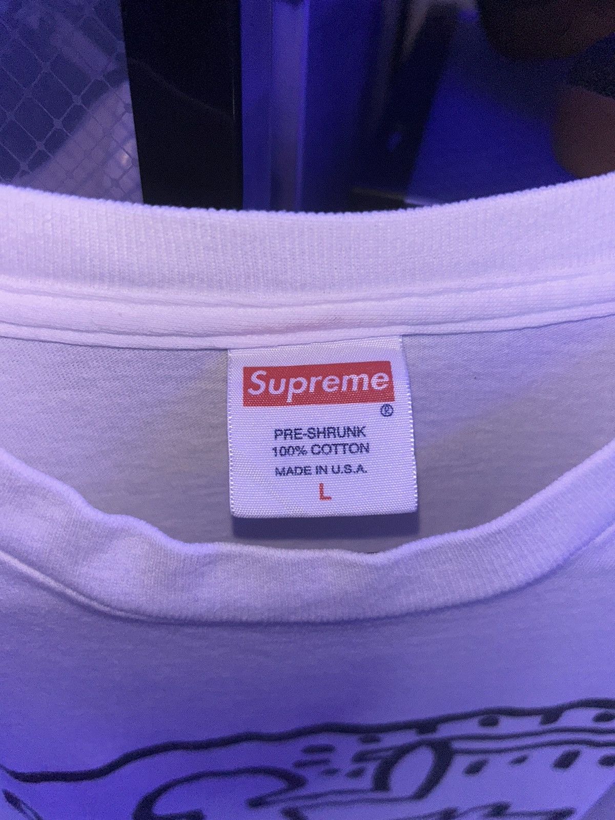 Supreme Supreme x Malcolm McLaren "Duck Rock" Box Logo Tee Size US L / EU 52-54 / 3 - 2 Thumbnail
