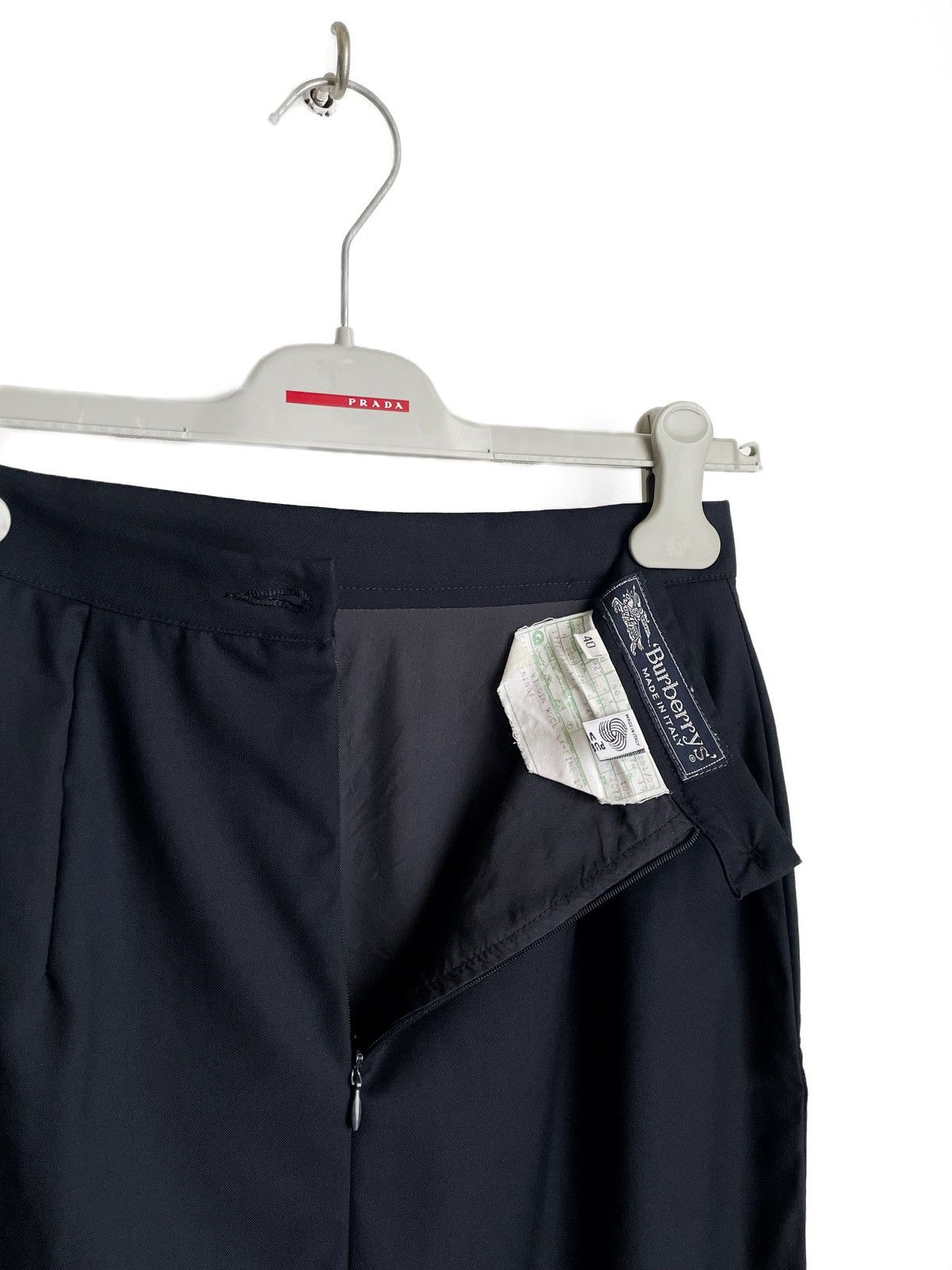 Burberry Burberry Vintage Wool Skirt Blue IT40 EU36 Made in Italy Size 27" / US 4 / IT 40 - 5 Thumbnail