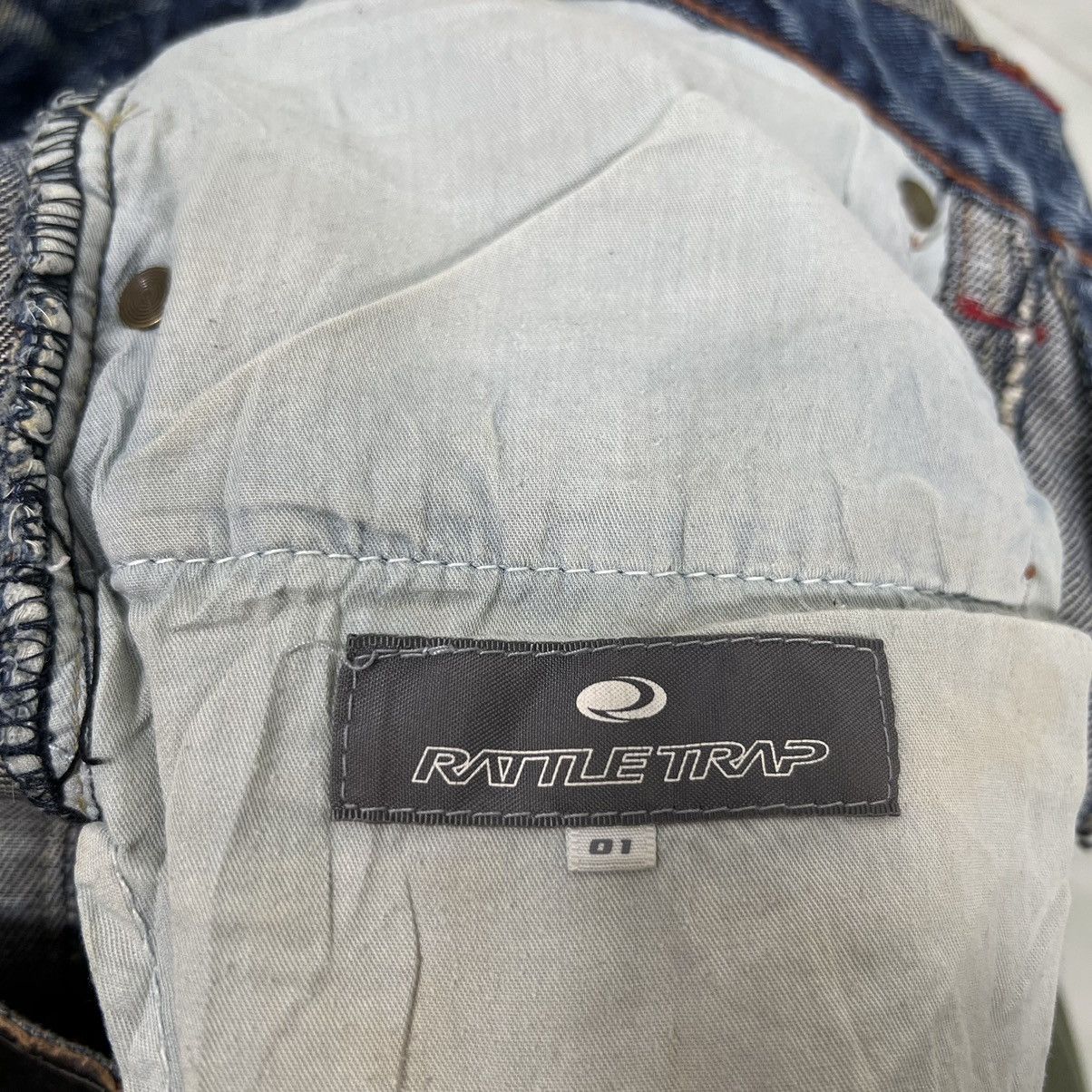 Japanese Brand 🔥 FLARE RATTLETRAP DYED ZIPPER Size US 33 - 15 Thumbnail