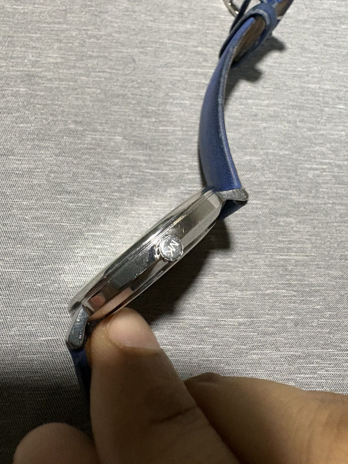 Michael Kors Michael Kors Pyper MK-2845 Blue Leather Quartz 38mm Watch Size ONE SIZE - 7 Thumbnail