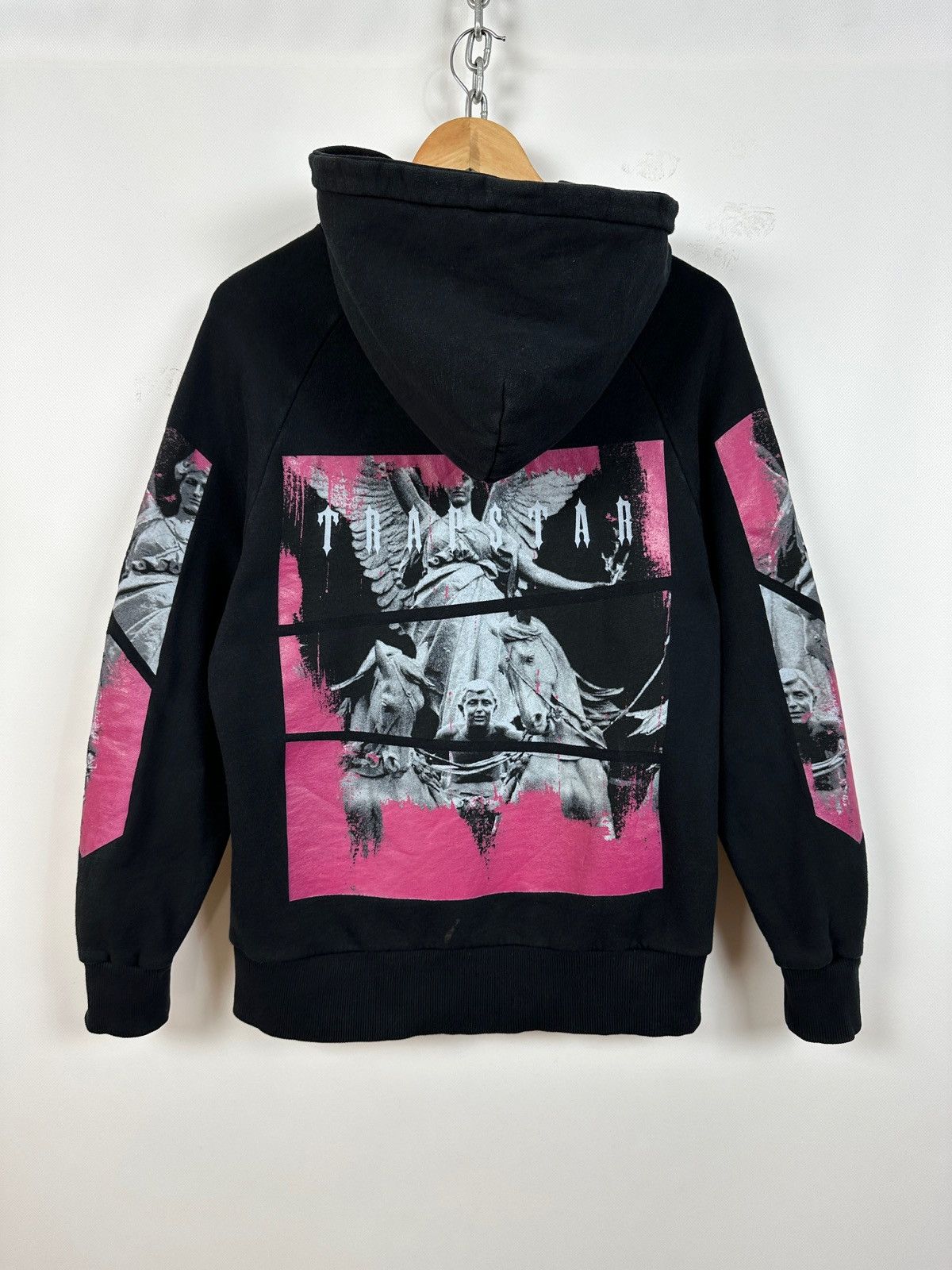 Trapstar London Trapstar Black Drill Big Logo Hoodie Size US S / EU 44-46 / 1 - 1 Thumbnail