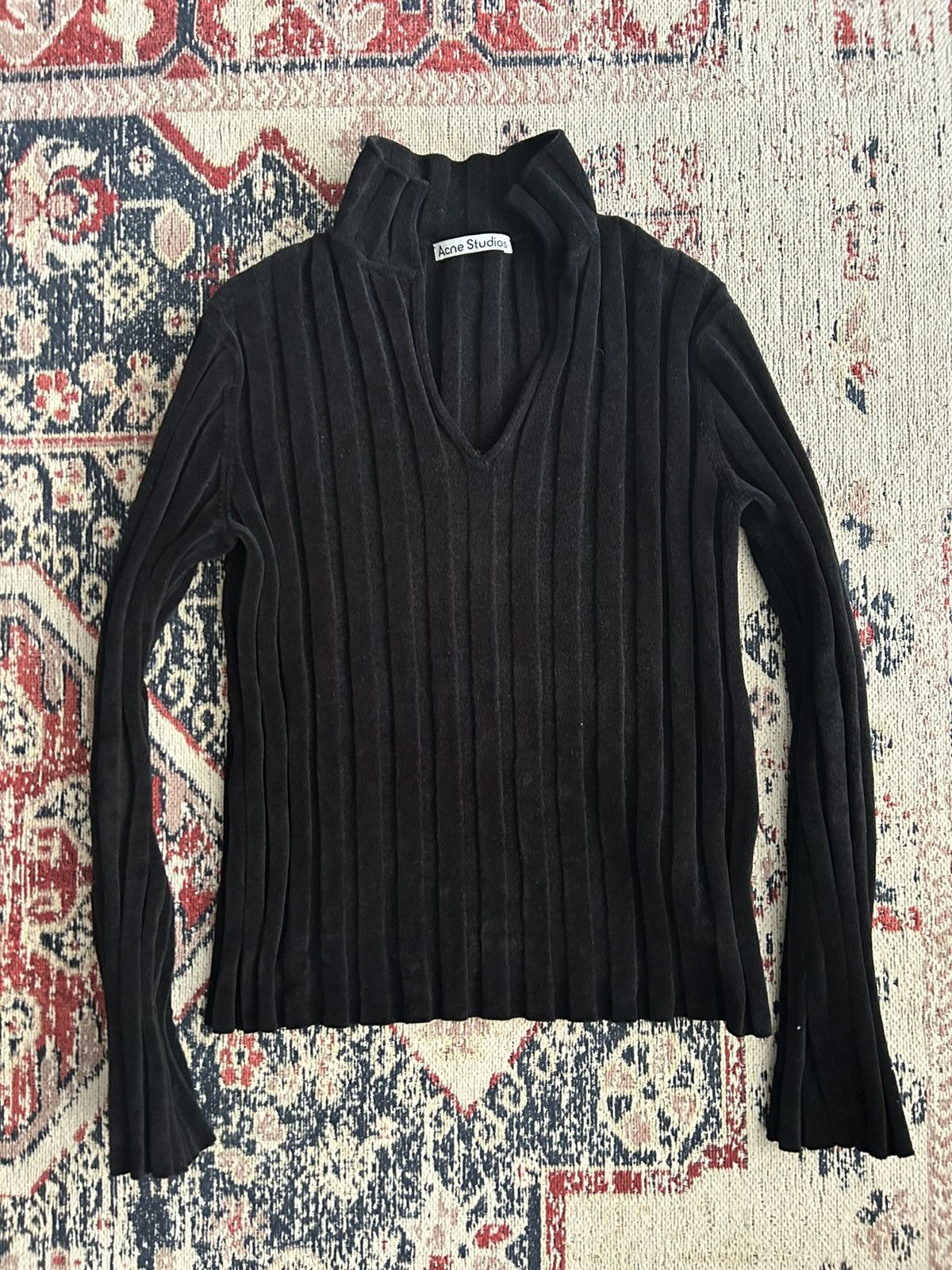 トップス Acne Studios, 23SS V-neck velour polo Acne Studios, 23SS V-neck velour polo - メルカリ