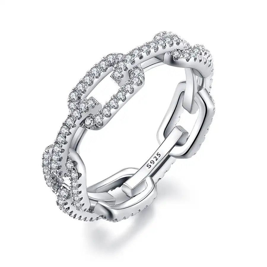 Jewelry × Sterling Silver 925 Sterling Silver Classic Link Chain Shape Size ONE SIZE - 2 Thumbnail