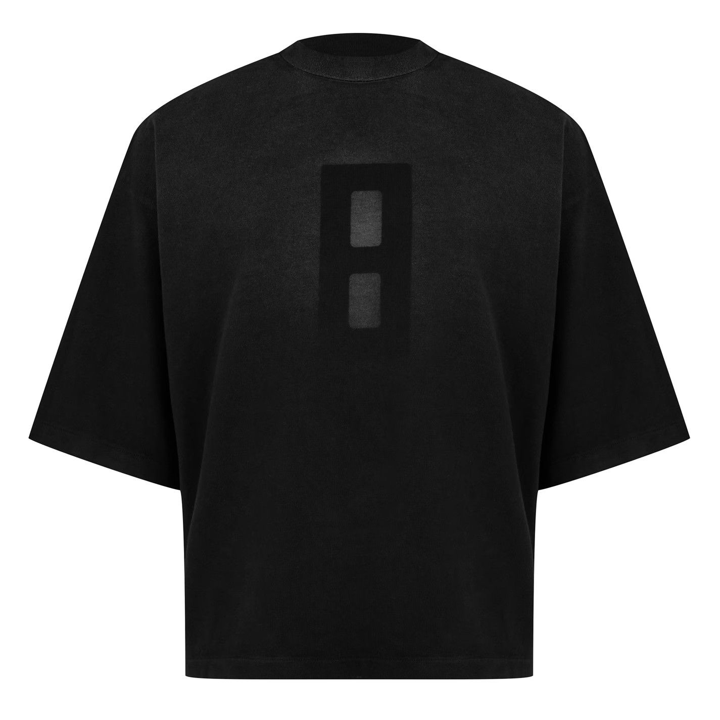 Fear of God o1g2r1mq0426 Airbrush 8 T-Shirt in Black Size US L / EU 52-54 / 3 - 1 Thumbnail