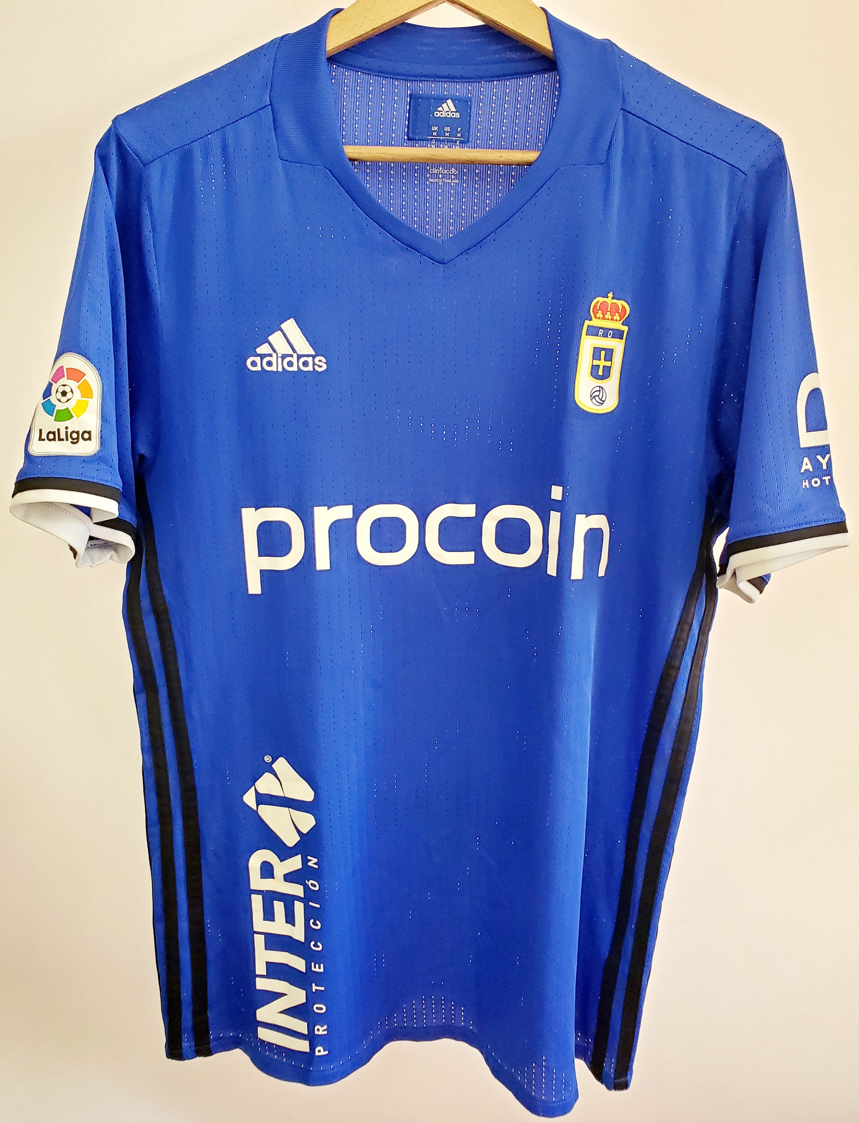 Adidas Real Oviedo Home player issue adizero jersey perfect conditi Size US M / EU 48-50 / 2 - 1 Thumbnail