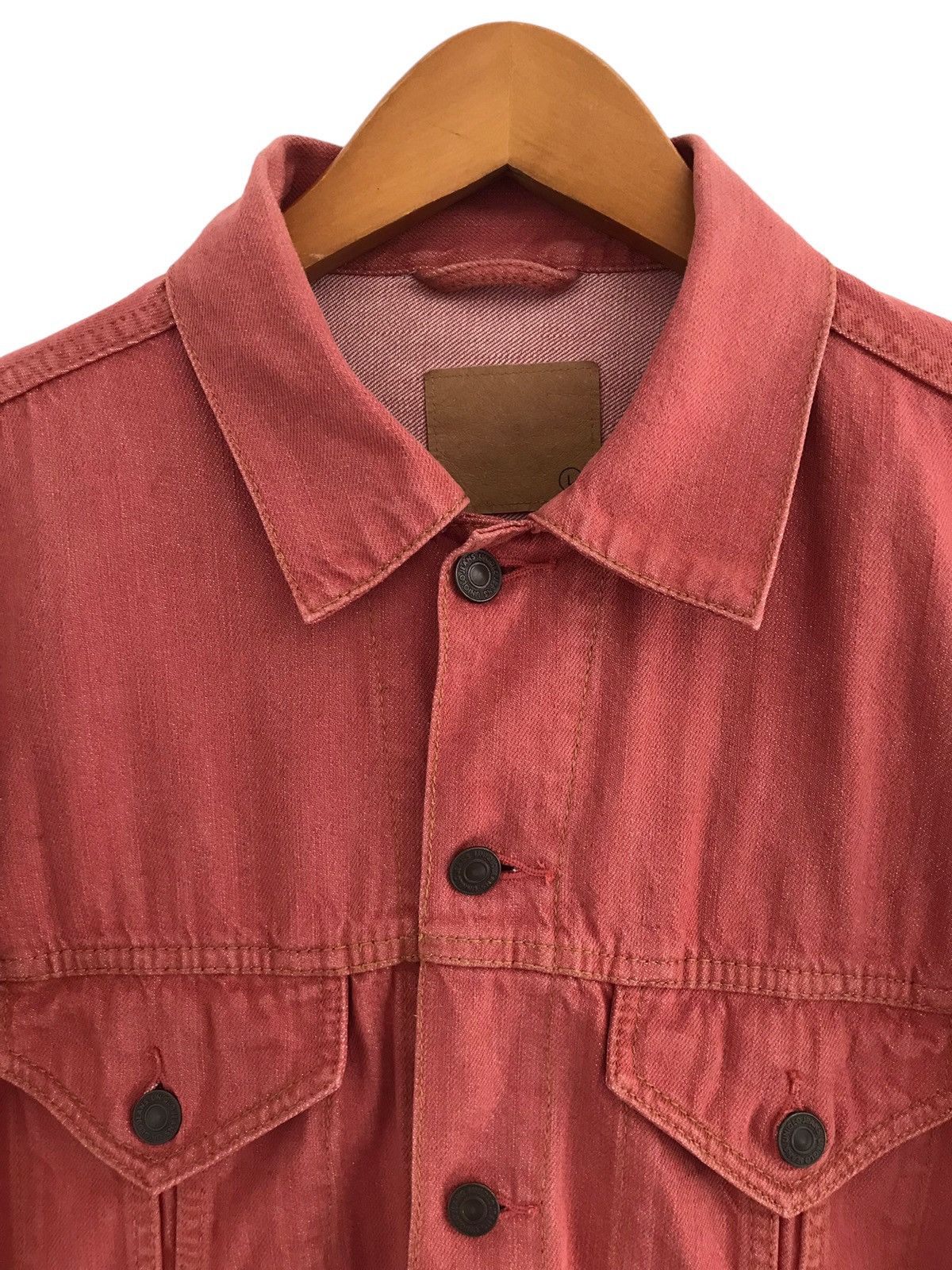 Uniqlo Uniqlo Raspberry Denim Jacket Size US L / EU 52-54 / 3 - 4 Thumbnail