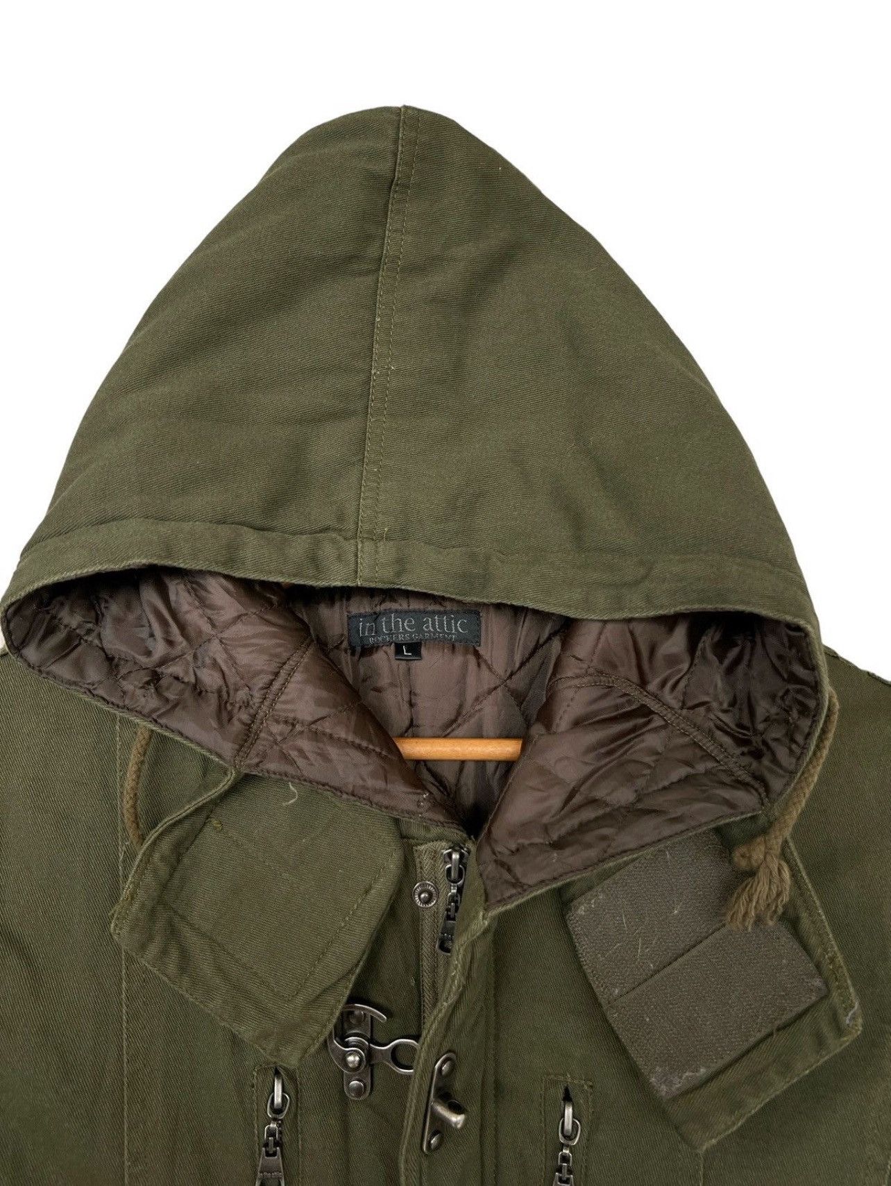 In The Attic In The Attic Japan Multipocket Green Army Parka Jacket Size US S / EU 44-46 / 1 - 10 Thumbnail