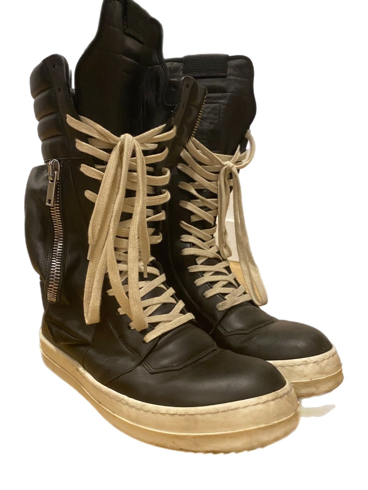 image of Rick Owens Cargobasket Size 41 Shoes in Black, Men's
