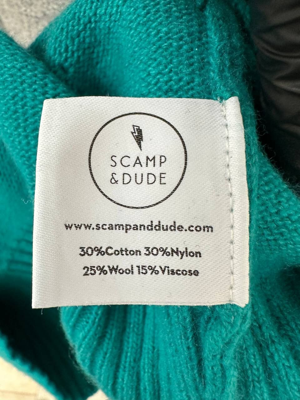Other Scamp & Dude Teal Pointelle Knitted Jumper Sweater Size S / US 4 / IT 40 - 12 Thumbnail