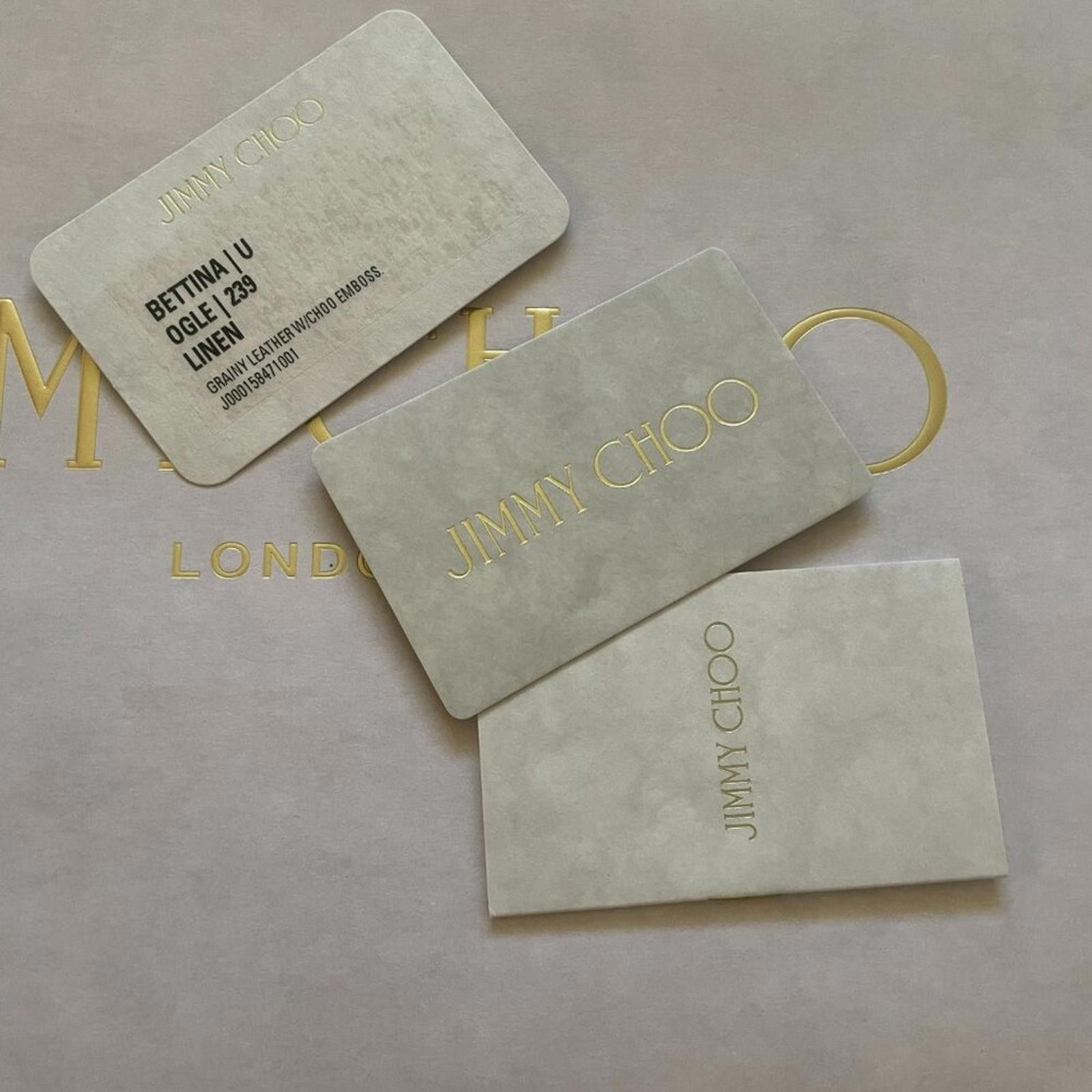 Jimmy Choo NWT JIMMY CHOO BETTINA LEATHER WALLET Size ONE SIZE - 4 Thumbnail