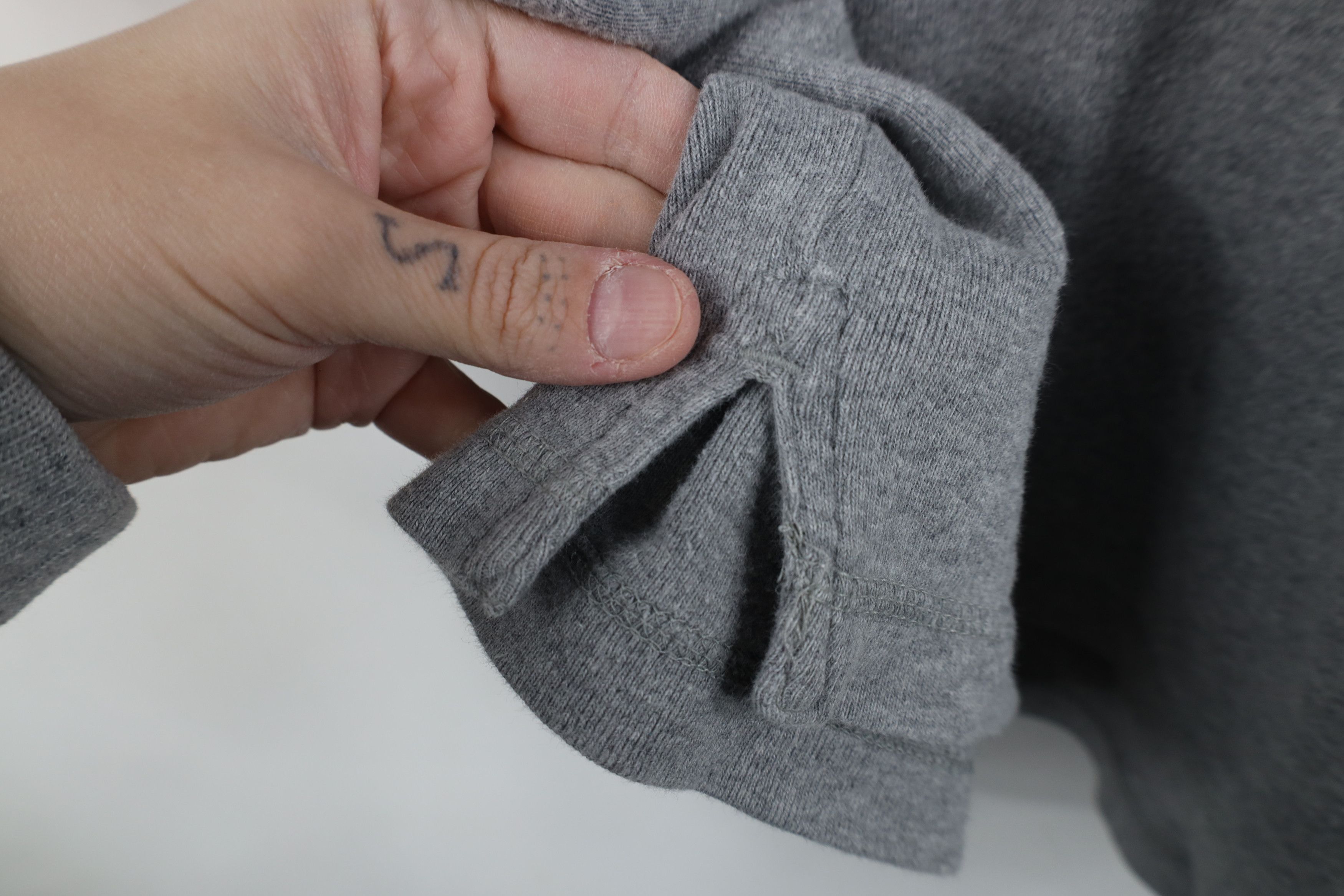 Vintage Vintage 90s Streetwear Cotton Ribbed Knit Henley T-Shirt Size US L / EU 52-54 / 3 - 10 Thumbnail