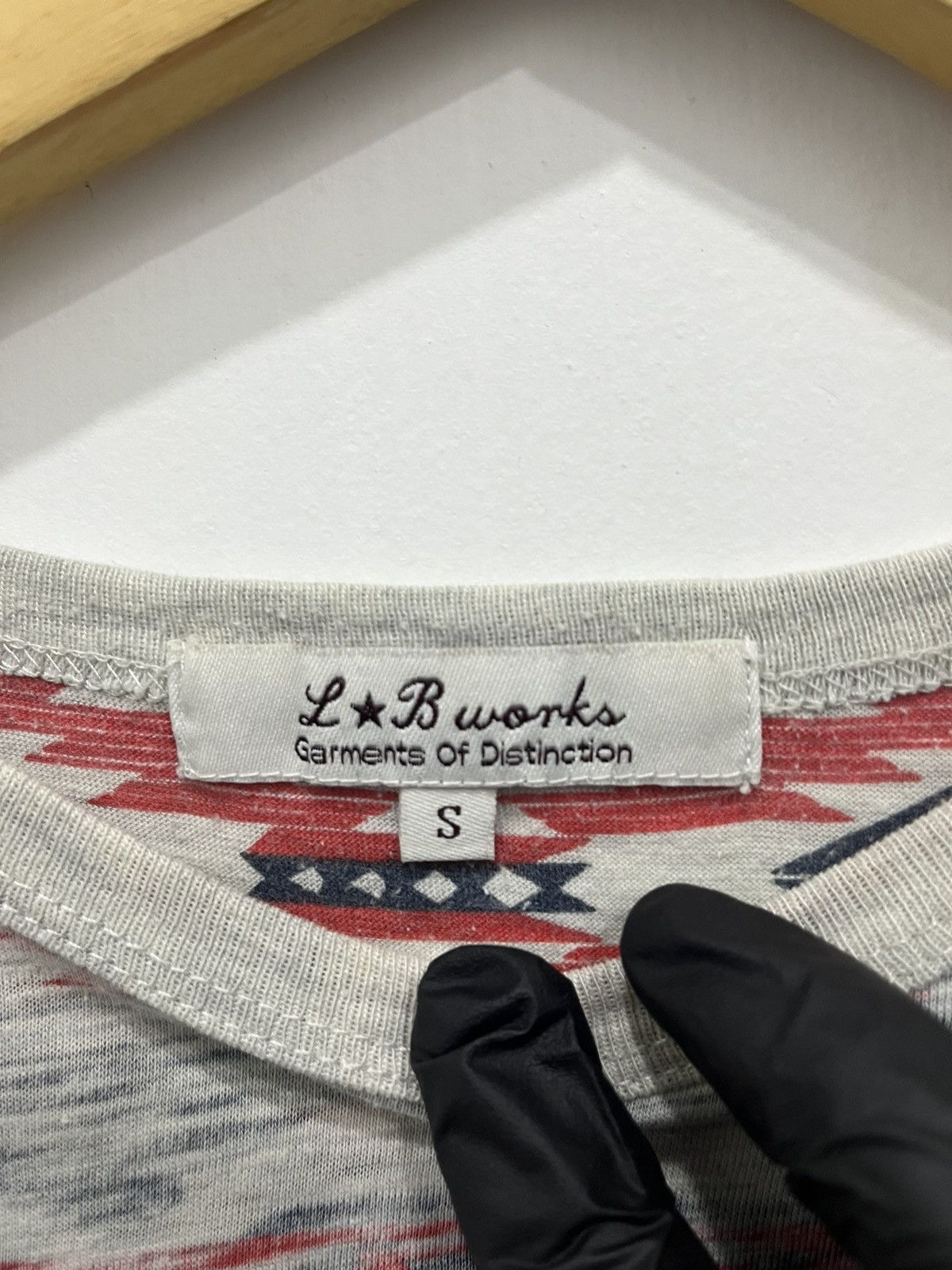 Japanese Brand Navajo Aztec Pattern by Lab works Short Sleeve Tees Size US S / EU 44-46 / 1 - 2 Thumbnail