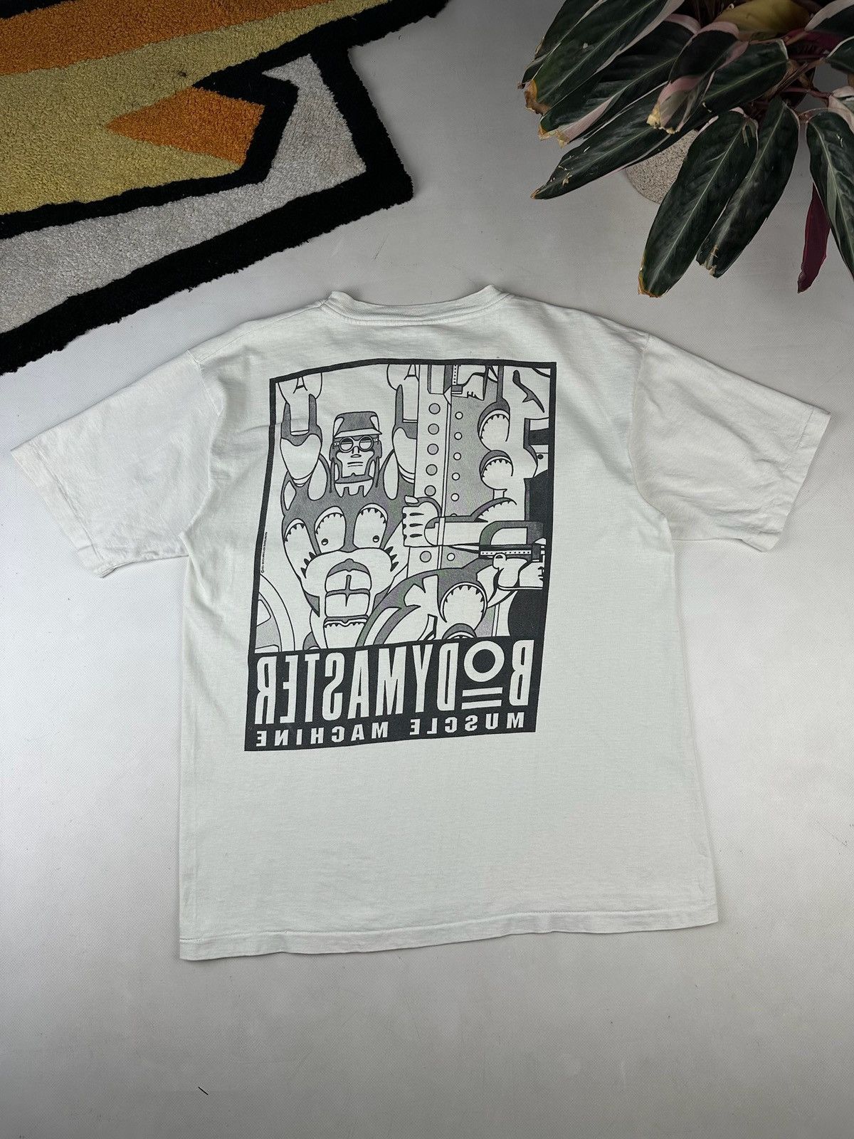 Vintage Bodymaster T-Shirt vintage baggy Tees Gold’s acid Gym Size US L / EU 52-54 / 3 - 1 Thumbnail